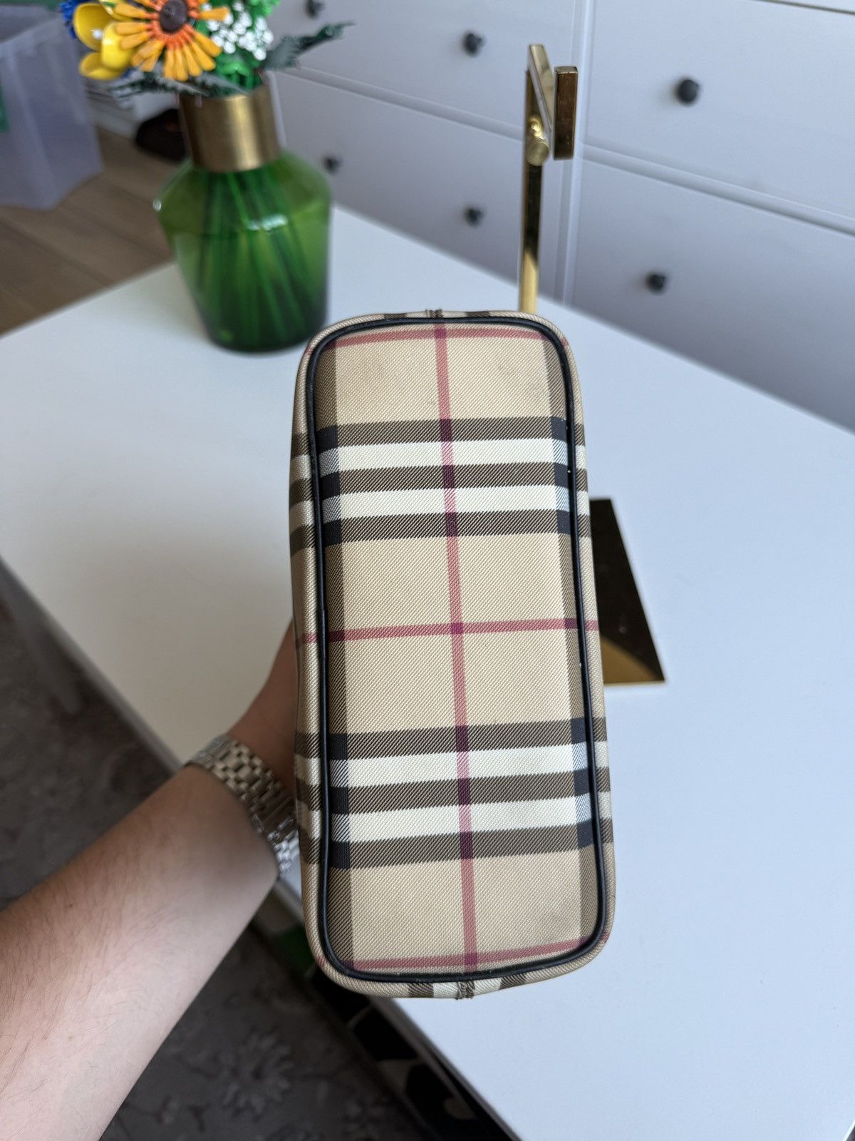 Burberry × Vintage Vintage y2k Burberry bucket handbag nova check avantgarde 90s Size ONE SIZE - 11 Thumbnail