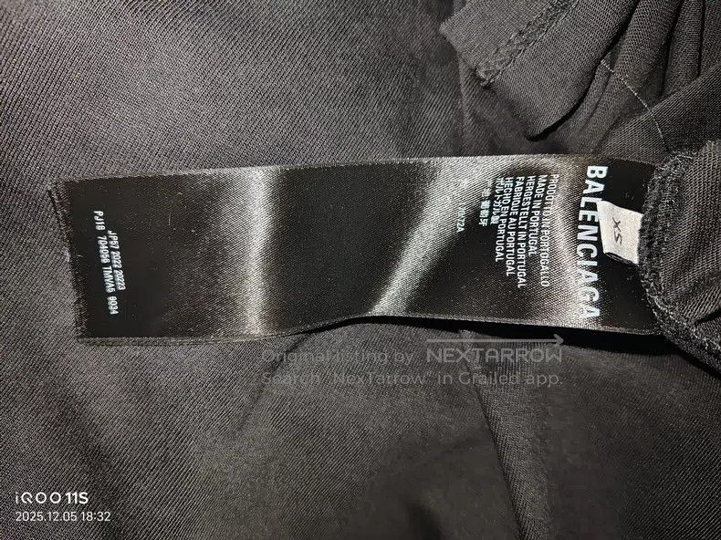Balenciaga Balenciaga 3B embroidered logo distressed calendar design Size US XS / EU 42 / 0 - 4 Thumbnail
