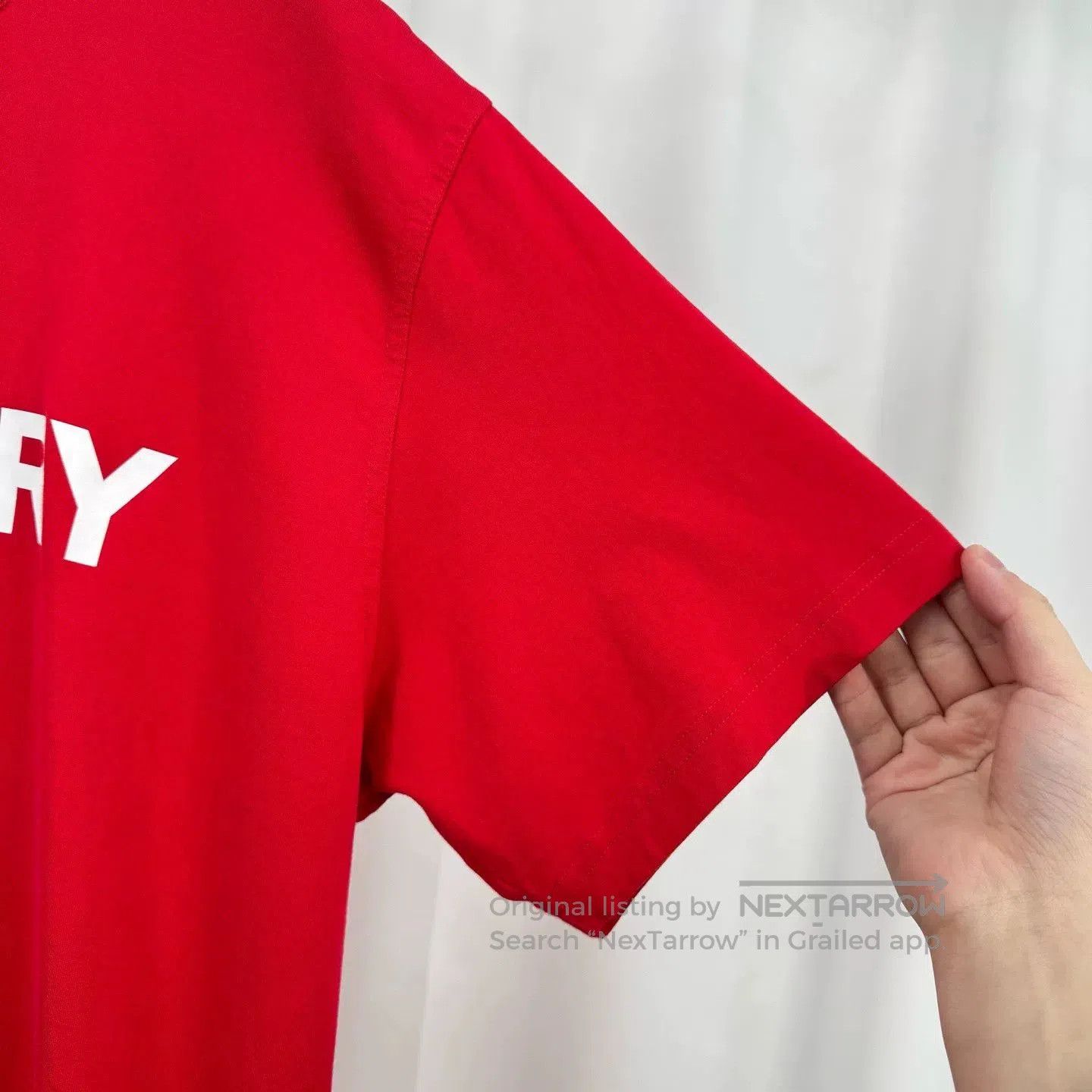 Burberry Burberry Red Short Sleeve T. Size US L / EU 52-54 / 3 - 4 Thumbnail