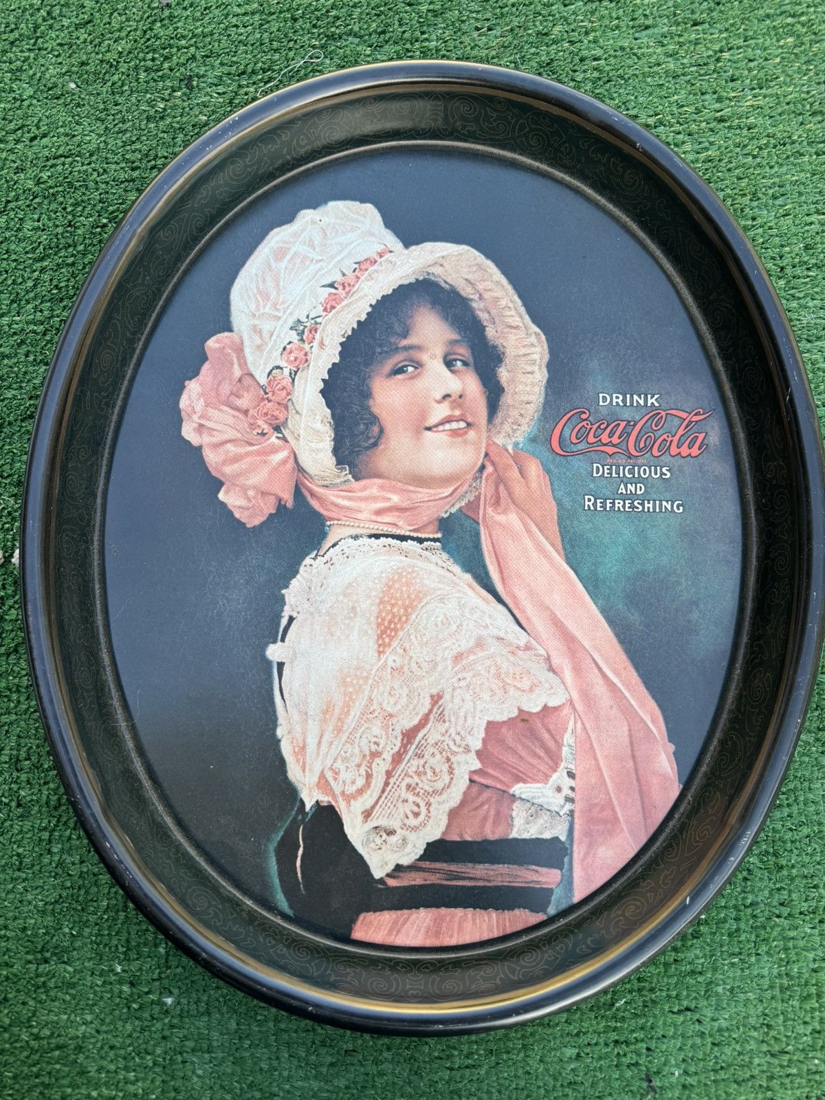 Coca Cola Coca-Cola 1914 "Betty/Girl” Tray Collectible Decor 1970s Size ONE SIZE - 1 Thumbnail