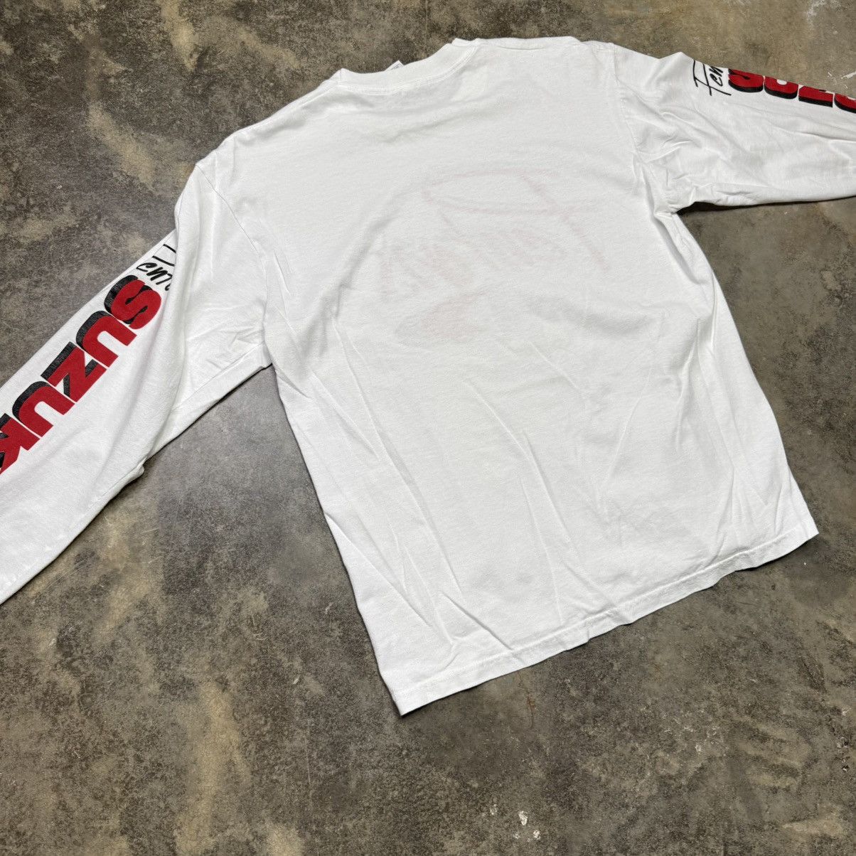 Vintage vintage suzuki longsleeve motorcross biker tshirt Size US L / EU 52-54 / 3 - 6 Thumbnail