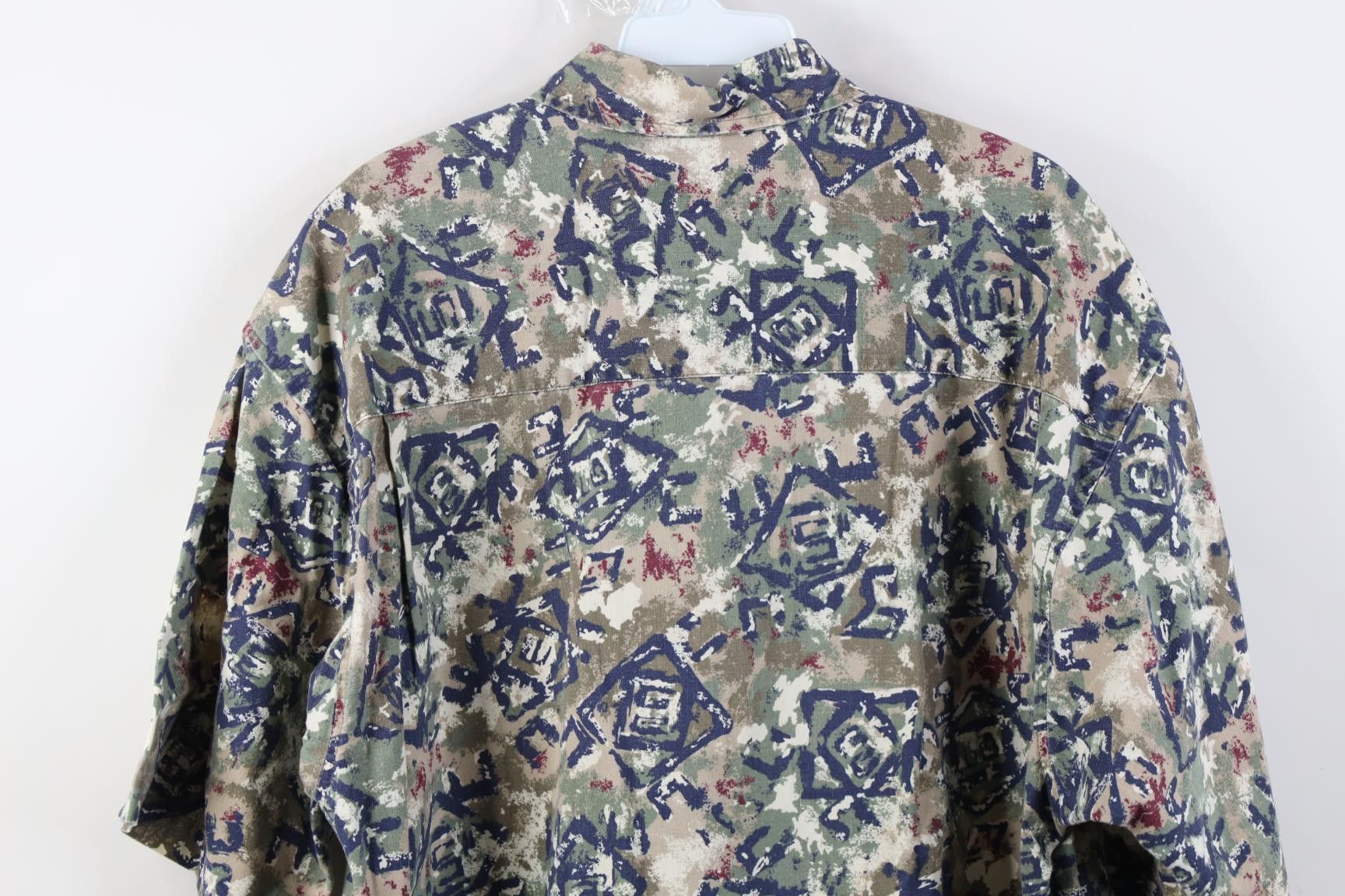 Vintage Vintage 90s Streetwear Art Collared Button Down Shirt USA Size US L / EU 52-54 / 3 - 10 Thumbnail