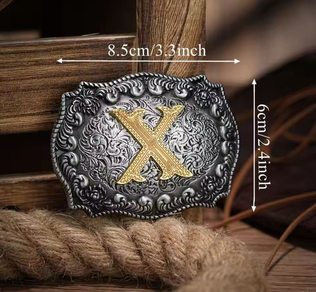 Cowboy Equipment Cowboys ‘X’ Belt Buckle Size ONE SIZE - 2 Thumbnail
