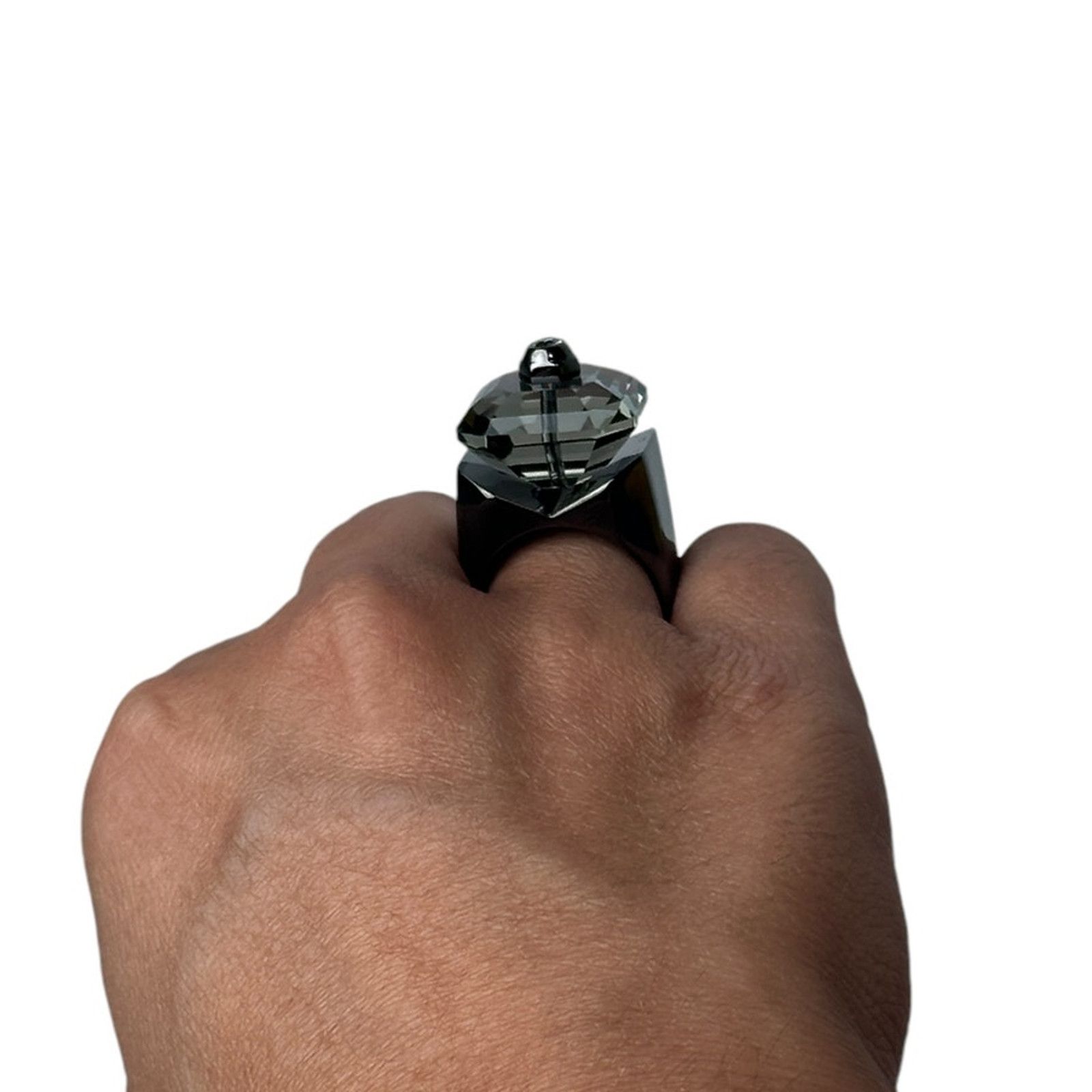 Swarovski Swarovski Numina cocktail ring Octagon cut, Black Size 64 Size ONE SIZE - 9 Thumbnail