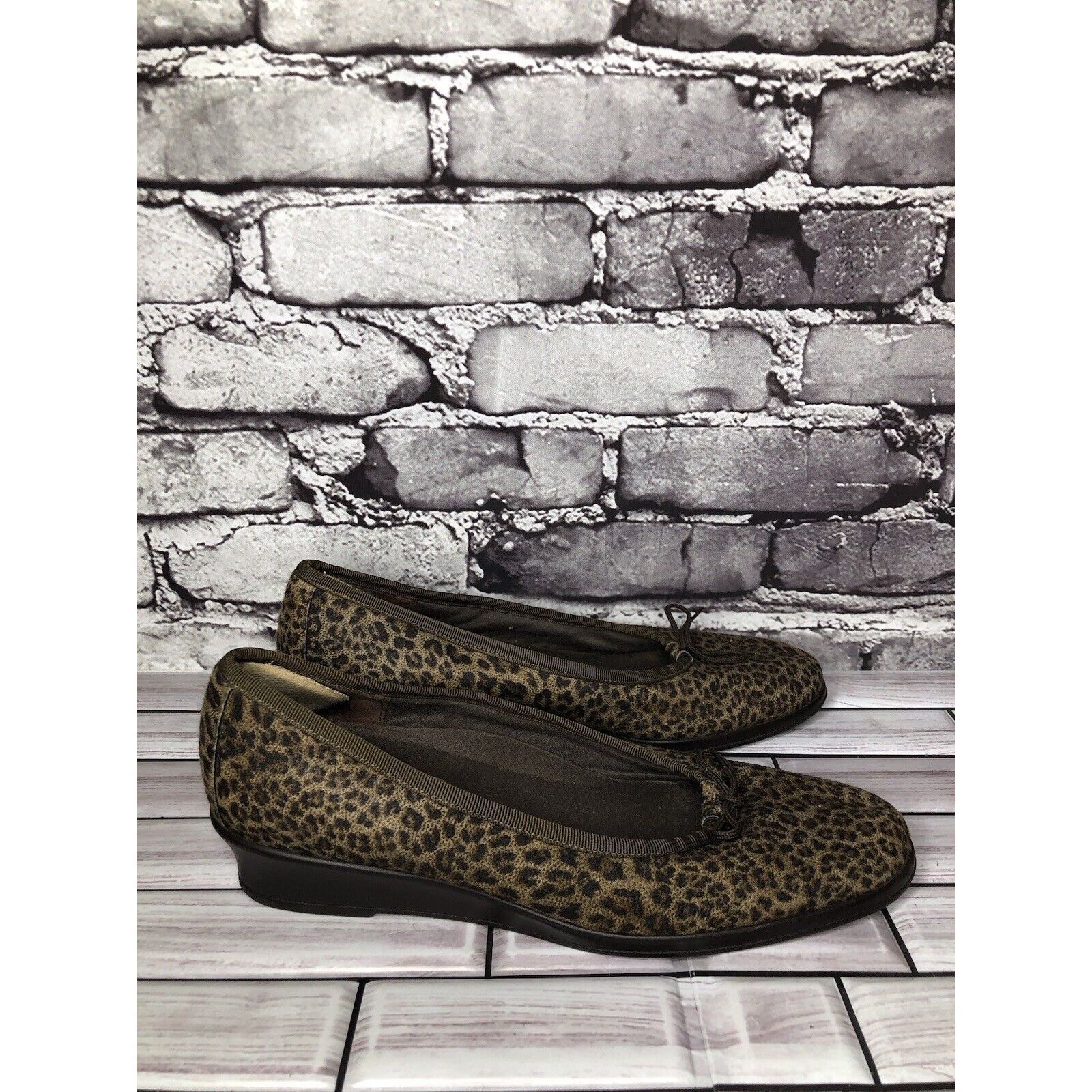 Other Munro American Leopard Print Synthetic Fabric Wedge Shoes Wo Size US 8 / IT 38 - 7 Thumbnail