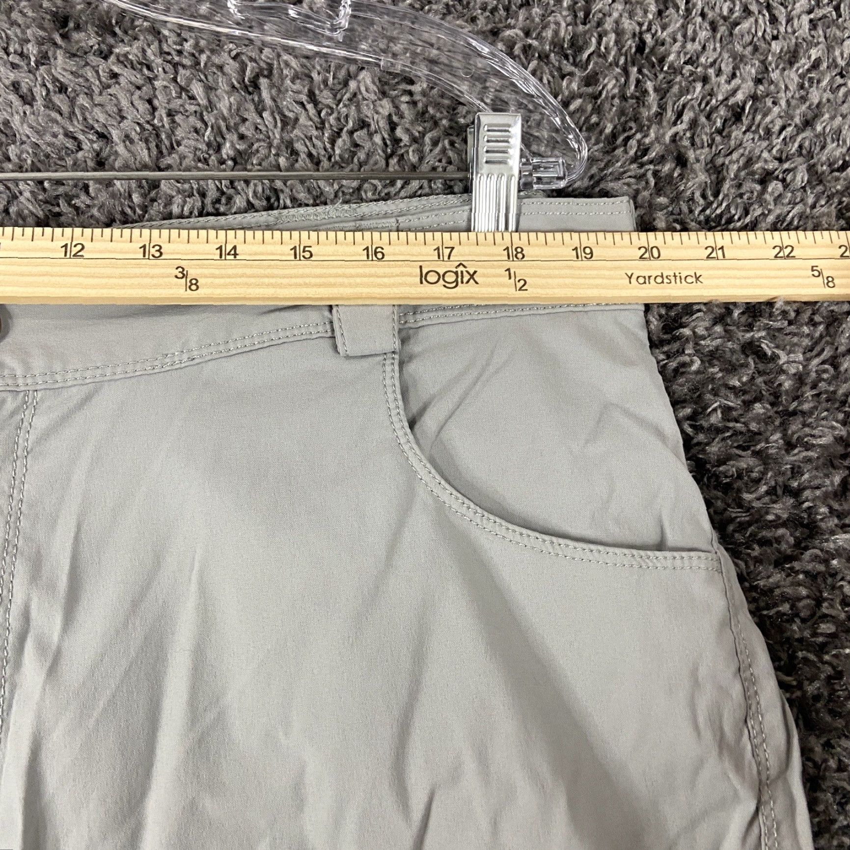 ASCENO Ascend Chino Shorts Mens 40 Gray Size US 40 / EU 56 - 7 Thumbnail