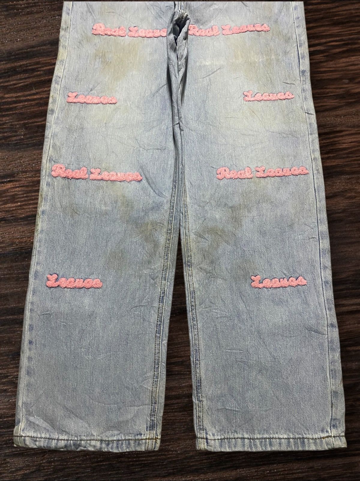 Japanese Brand Pink and blue I.V.I. jeans #festivalvibes Size US 26 / EU 42 - 5 Thumbnail