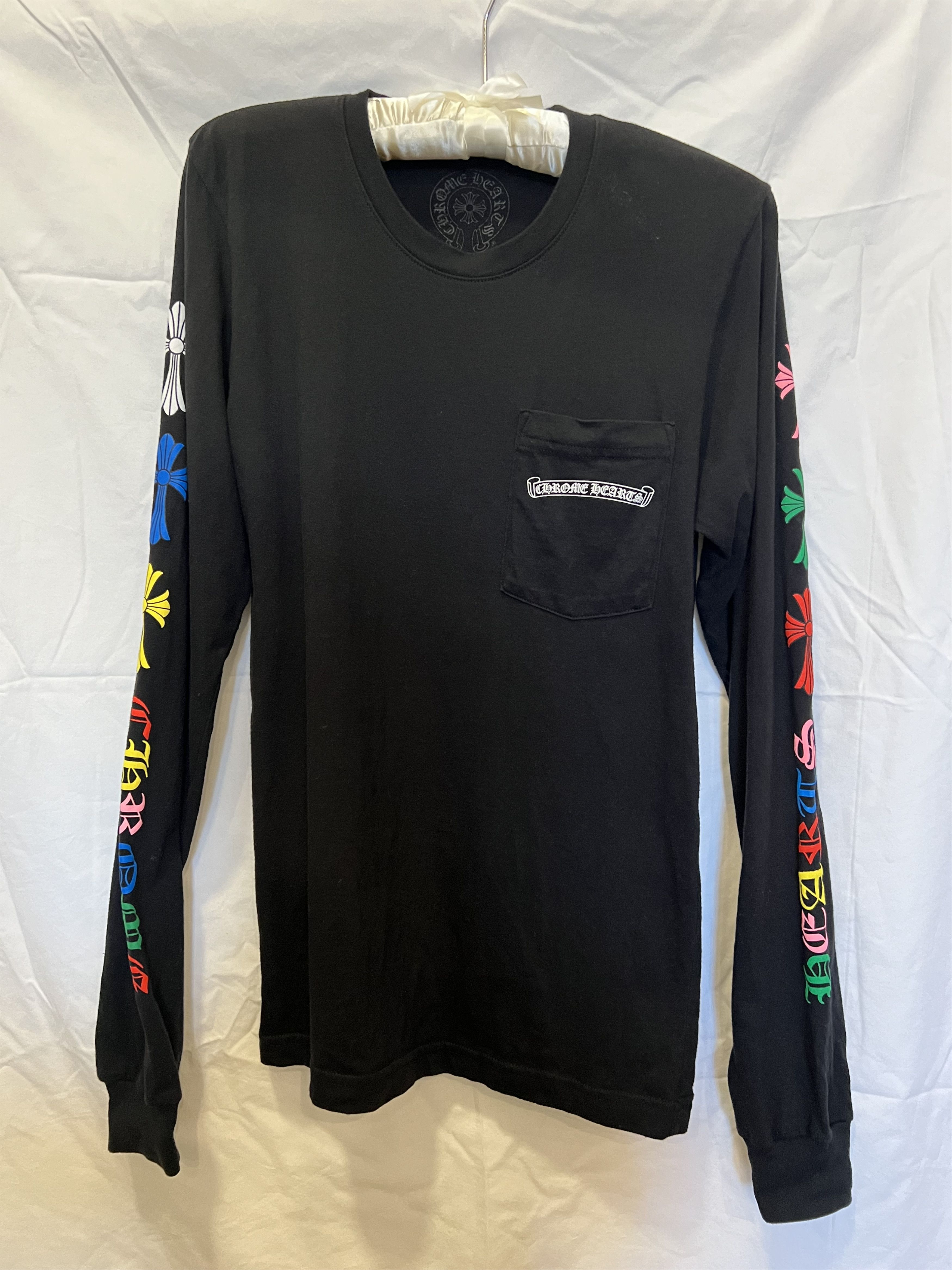 Chrome Hearts Multi Colour CH Cross Long Sleeve T-Shirt