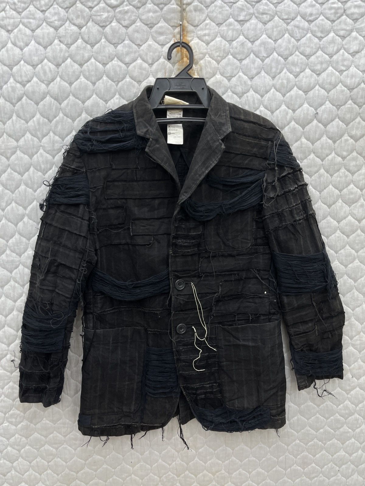Le Grande Bleu (L.G.B.) 🔥🔥🔥ARCHIVE VINAGE IRISH RAG CLOTH GHOST PUNK JACKET Size US S / EU 44-46 / 1 - 1 Thumbnail