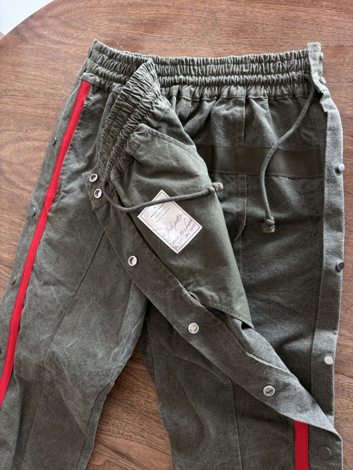 READYMADE BNWT Track Pants w/ Snaps Size US 32 / EU 48 - 2 Thumbnail