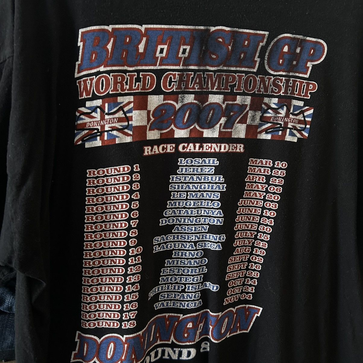 NASCAR Vintage British GP World Championship 2007 Racing tee size M Size US M / EU 48-50 / 2 - 10 Thumbnail