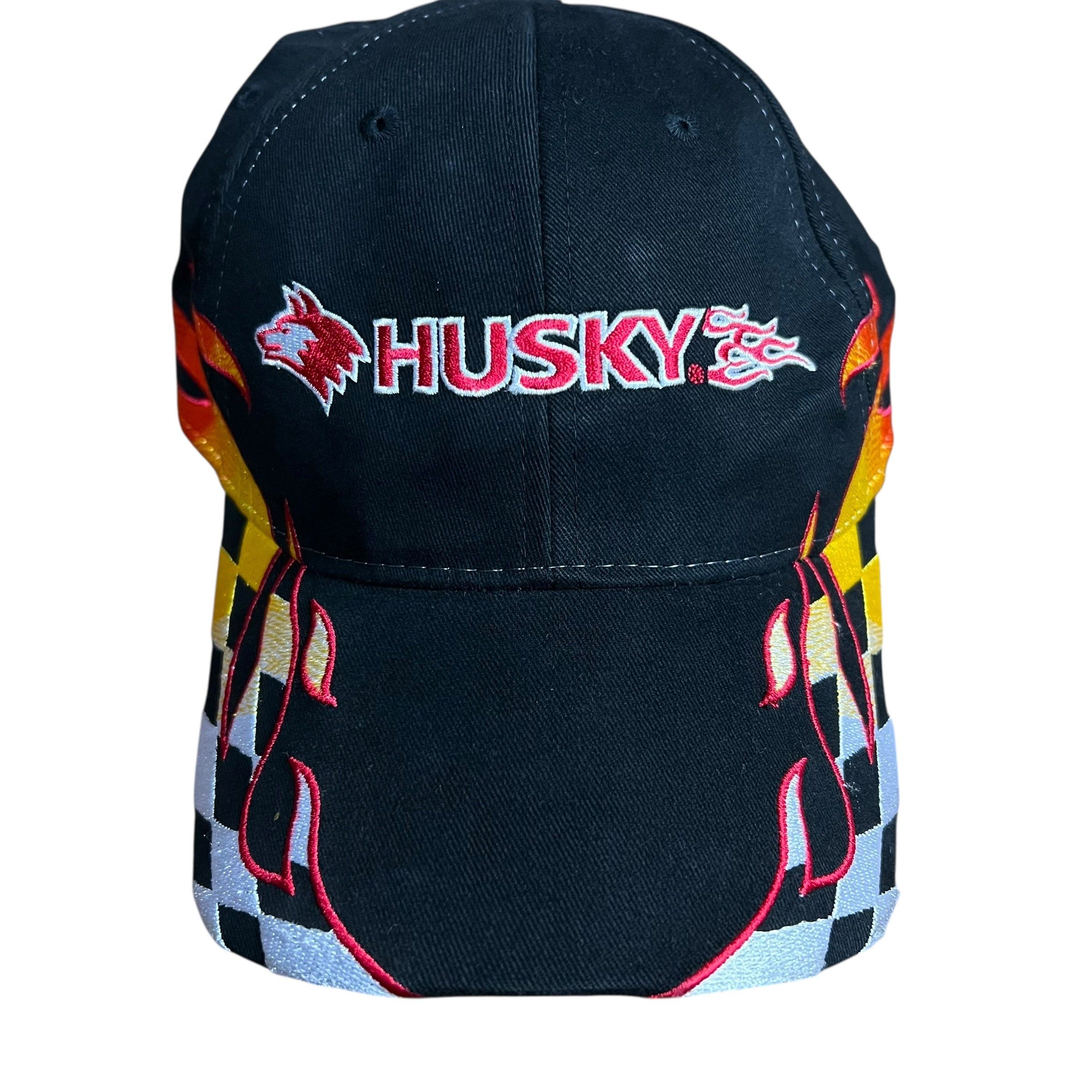 Vintage Husky Tools Flame Racing Cap - OS Size ONE SIZE - 3 Thumbnail