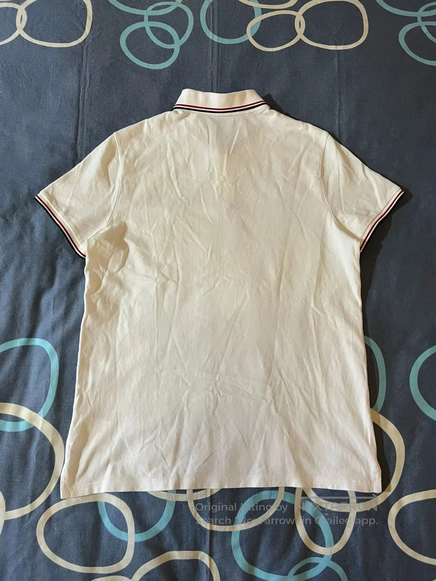 Moncler Moncler Maglia Striped Short-Sleeve Polo. Size US XXL / EU 58 / 5 - 4 Thumbnail