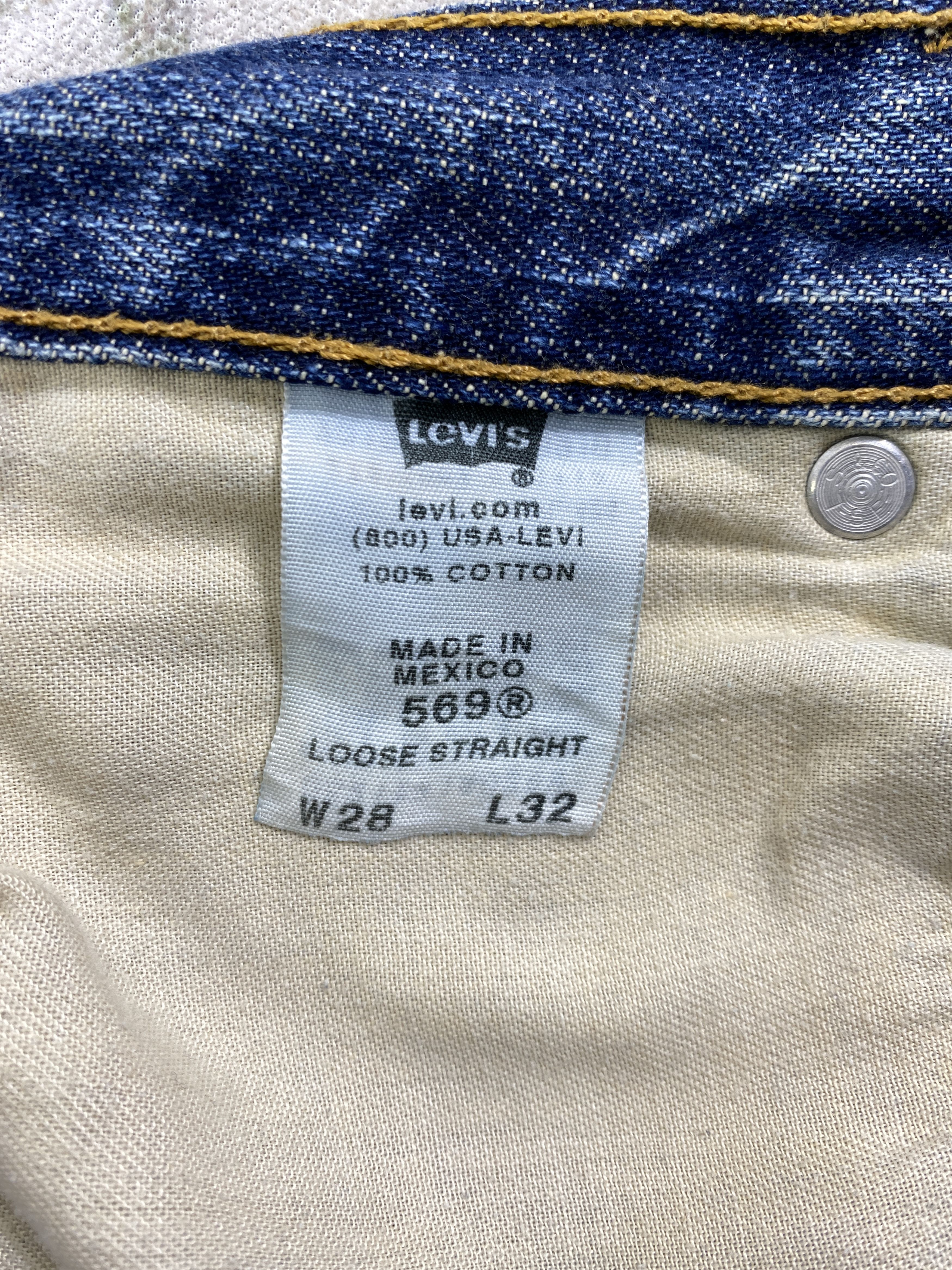 Levi's Faded Blue Vintage Levi's 569 Jeans 31x29 Denim -JN2081 Size US 31 - 10 Thumbnail