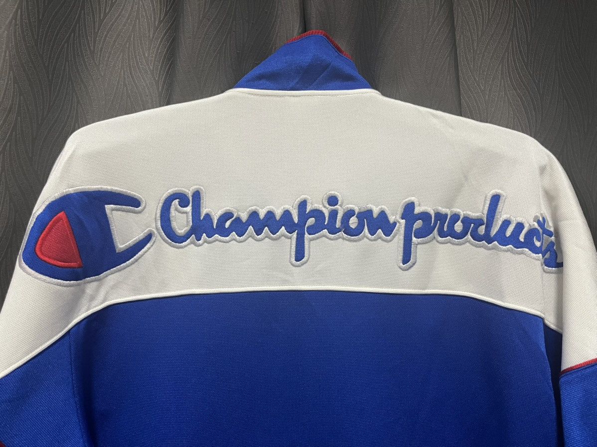 Champion × Vintage Vintage 90s Champion Multicoloured Track Top Jacket Size US XL / EU 56 / 4 - 5 Thumbnail
