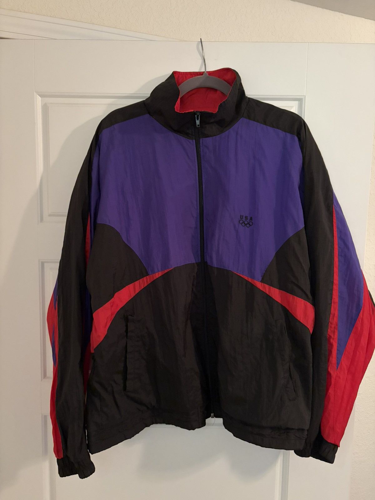 USA Olympics Vintage Olympics Windbreaker Size US L / EU 52-54 / 3 - 1 Thumbnail