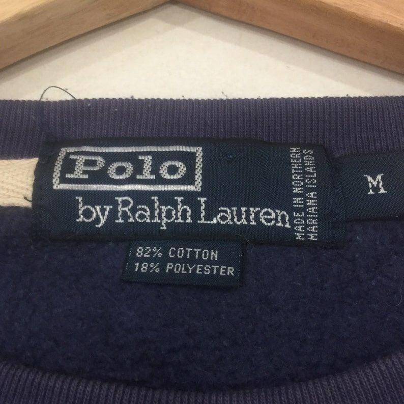 Polo Ralph Lauren × RRL Ralph Lauren Vintage Polo Ralph Lauren Crewneck Sweatshirt Size US M / EU 48-50 / 2 - 5 Thumbnail