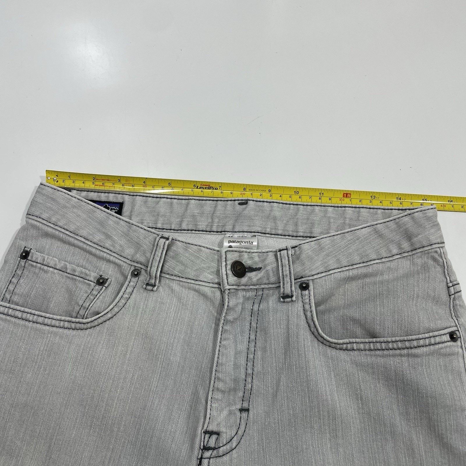 Patagonia Patagonia Men’s Size 30x29 Straight Gray Patagonia Organic Size US 30 / EU 46 - 6 Thumbnail