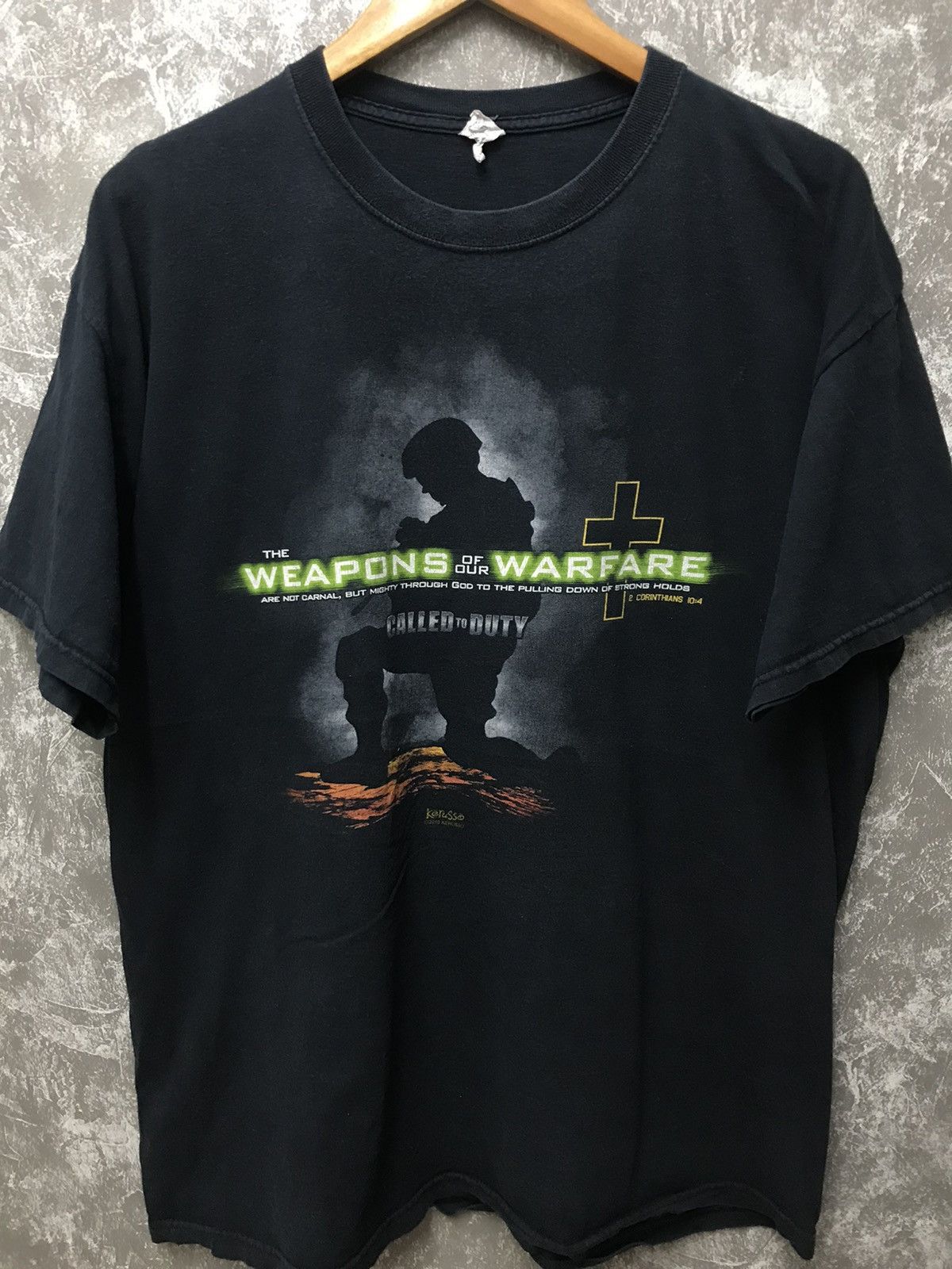 Playstation × Vintage Vintage Called Of Duty Game Promo Tee Size US XL / EU 56 / 4 - 1 Thumbnail