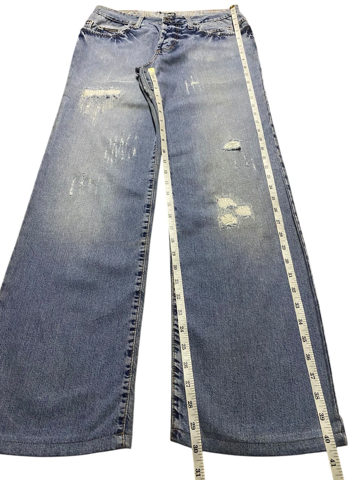 Dolce & Gabbana Vintage Dolce &. Gabbana Light Wash Distressed Enough Baggy Size US 30 / EU 46 - 20 Thumbnail