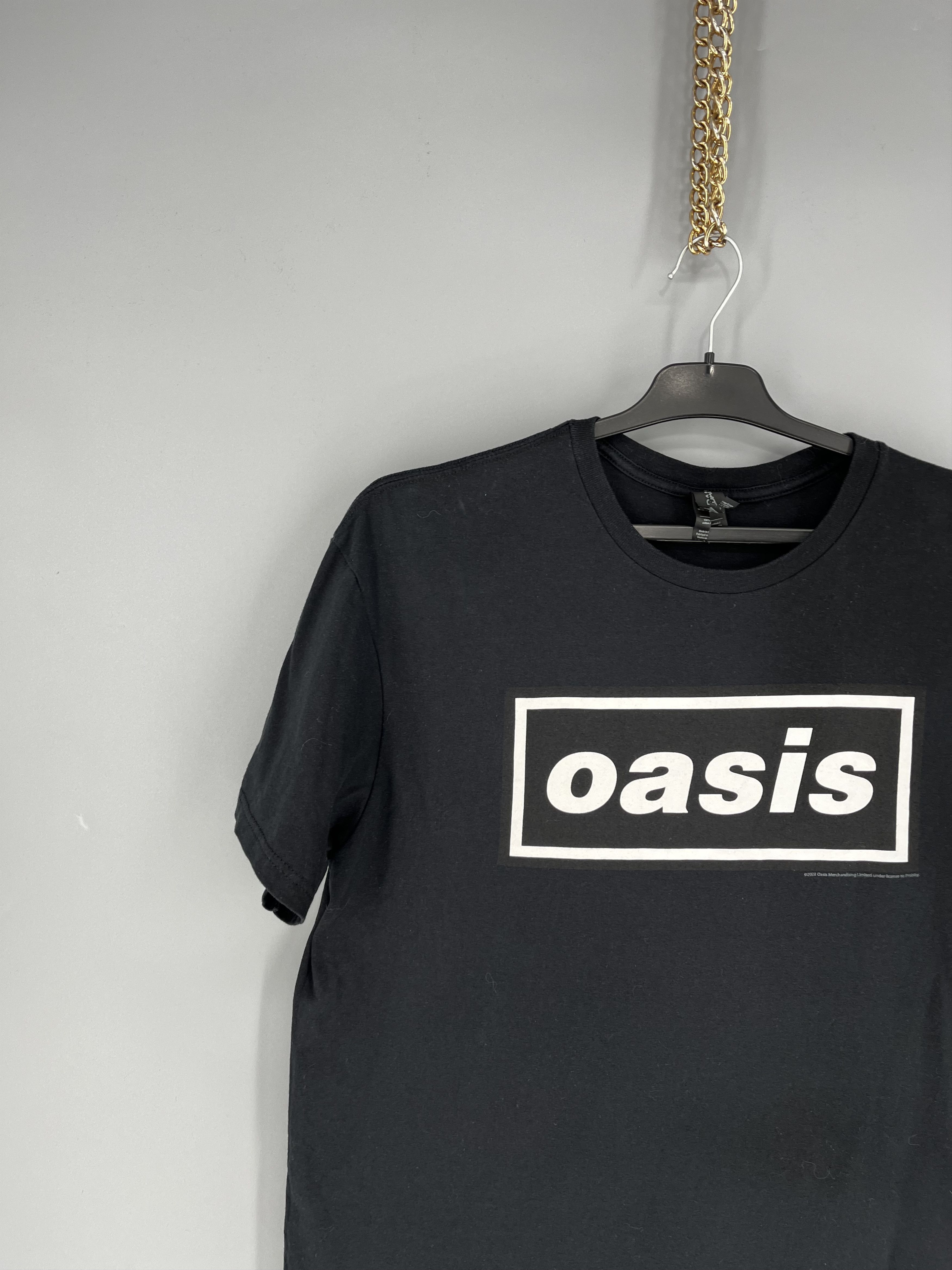 Band Tees Vintage Oasis 2022 Y2K Box Logo Sky White T Shirt Size US L / EU 52-54 / 3 - 4 Thumbnail