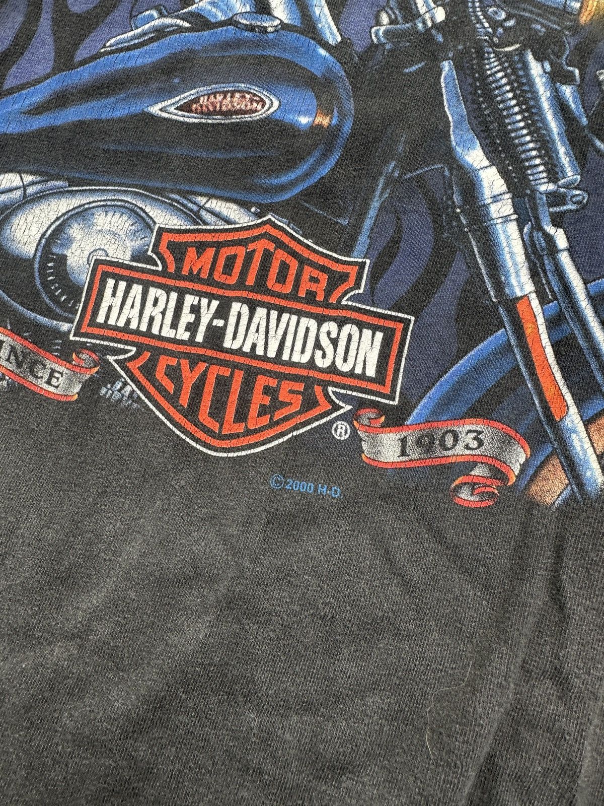 Harley Davidson × Vintage Vintage Harley Davidson O’hara’s Delta Logo 2000 Rare XL Size US XL / EU 56 / 4 - 3 Thumbnail