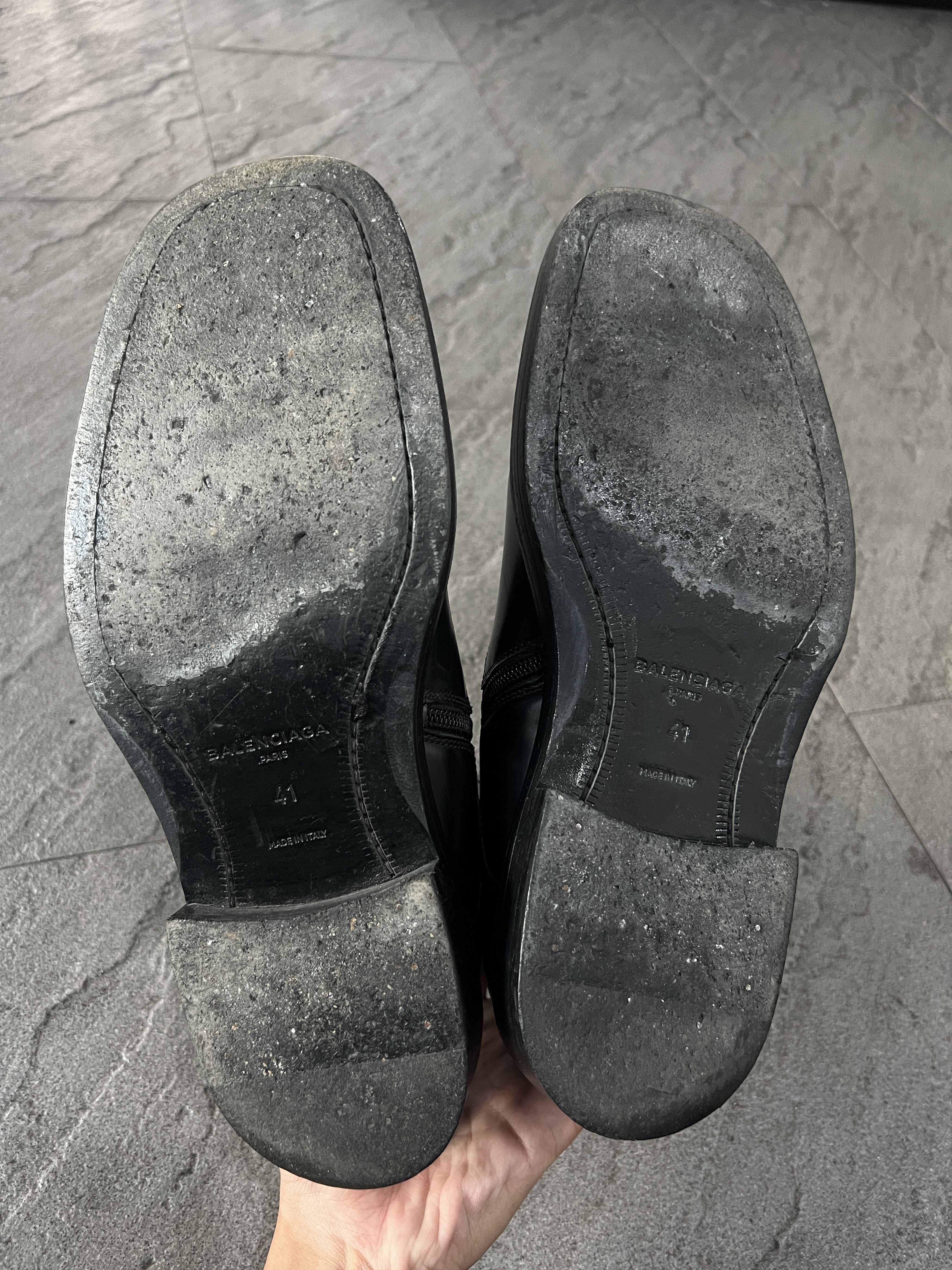 Balenciaga Balenciaga Leather Zip Boots Black EU41 Made Italy Size US 8 / EU 41 - 12 Thumbnail