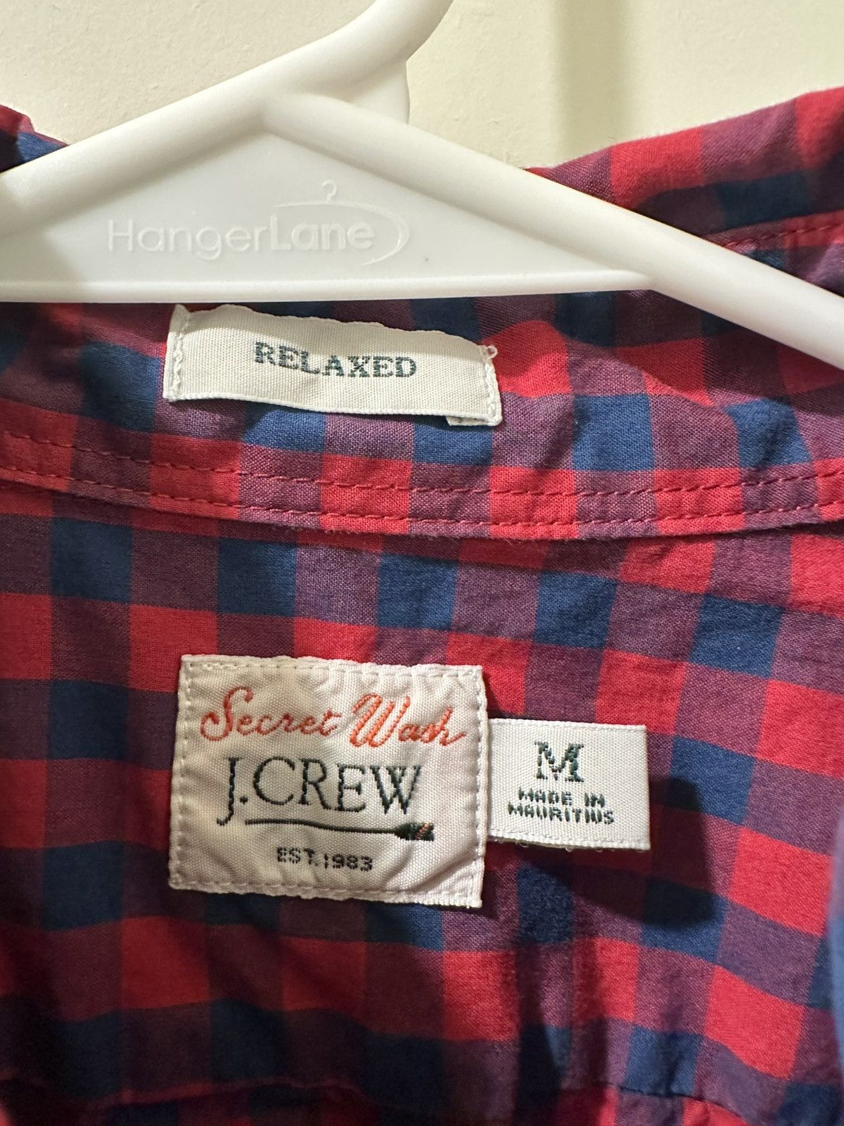 J.Crew J.Crew Relaxed Secret Wash cotton poplin shirt Size US M / EU 48-50 / 2 - 2 Thumbnail