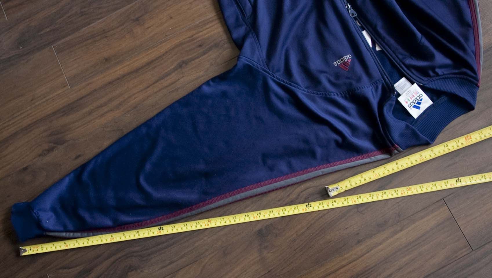 Adidas × Vintage Adidas Vintage Track Jacket Oversize M or L Dark Blue Size US M / EU 48-50 / 2 - 6 Thumbnail