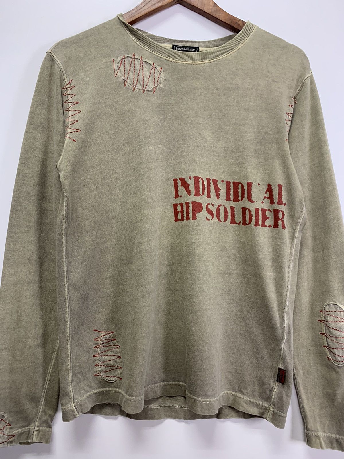 Japanese Brand × Vintage Vintage 291295 Homme Military Issue Sweatshirt Size US S / EU 44-46 / 1 - 2 Thumbnail