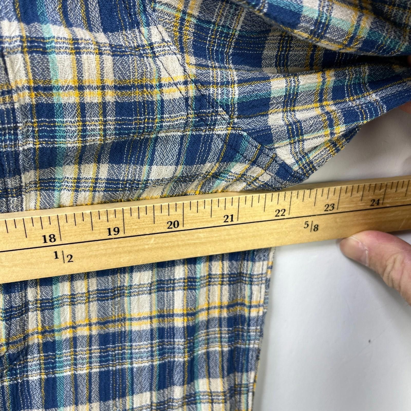 Patagonia Vintage Patagonia Plaid Button Up Organic Cotton Shirt Large Size US L / EU 52-54 / 3 - 6 Thumbnail