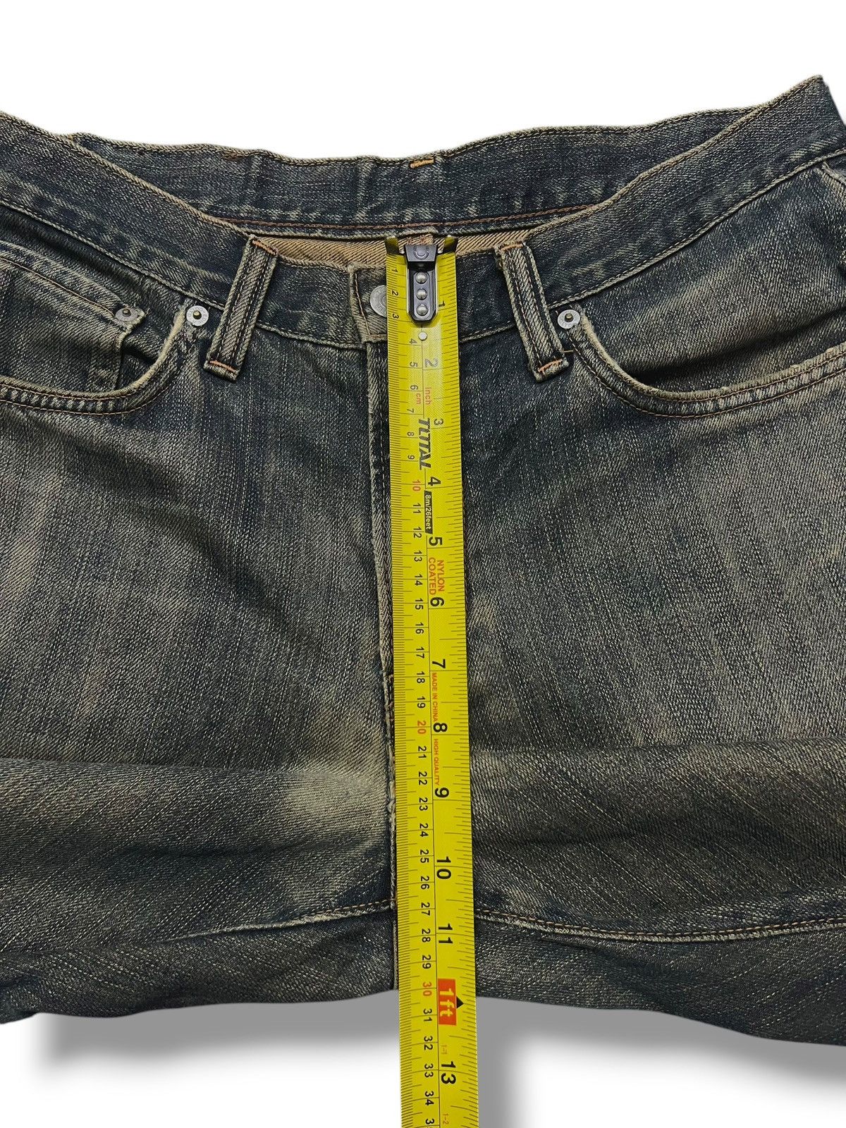 Edwin Vintage Edwin E604R Japan - Faded Mud Wash, Distressed Denim Size US 32 / EU 48 - 16 Thumbnail