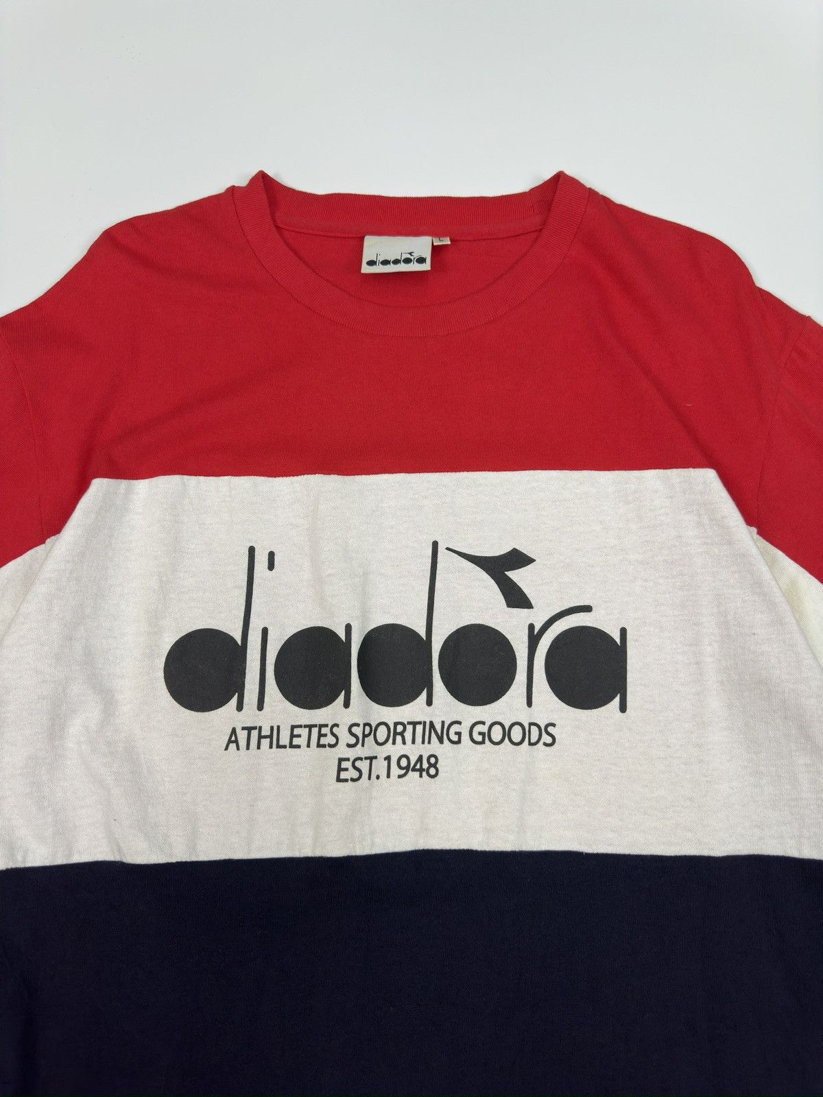 Diadora × Sports Specialties × Vintage Vintage Diadora 3 Colour Connecting Clothes A627 Size US L / EU 52-54 / 3 - 2 Thumbnail