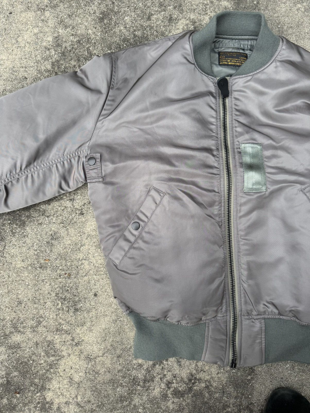 Alpha Industries Vintage Alpha Industries Bomber Jacker Size US L / EU 52-54 / 3 - 3 Thumbnail