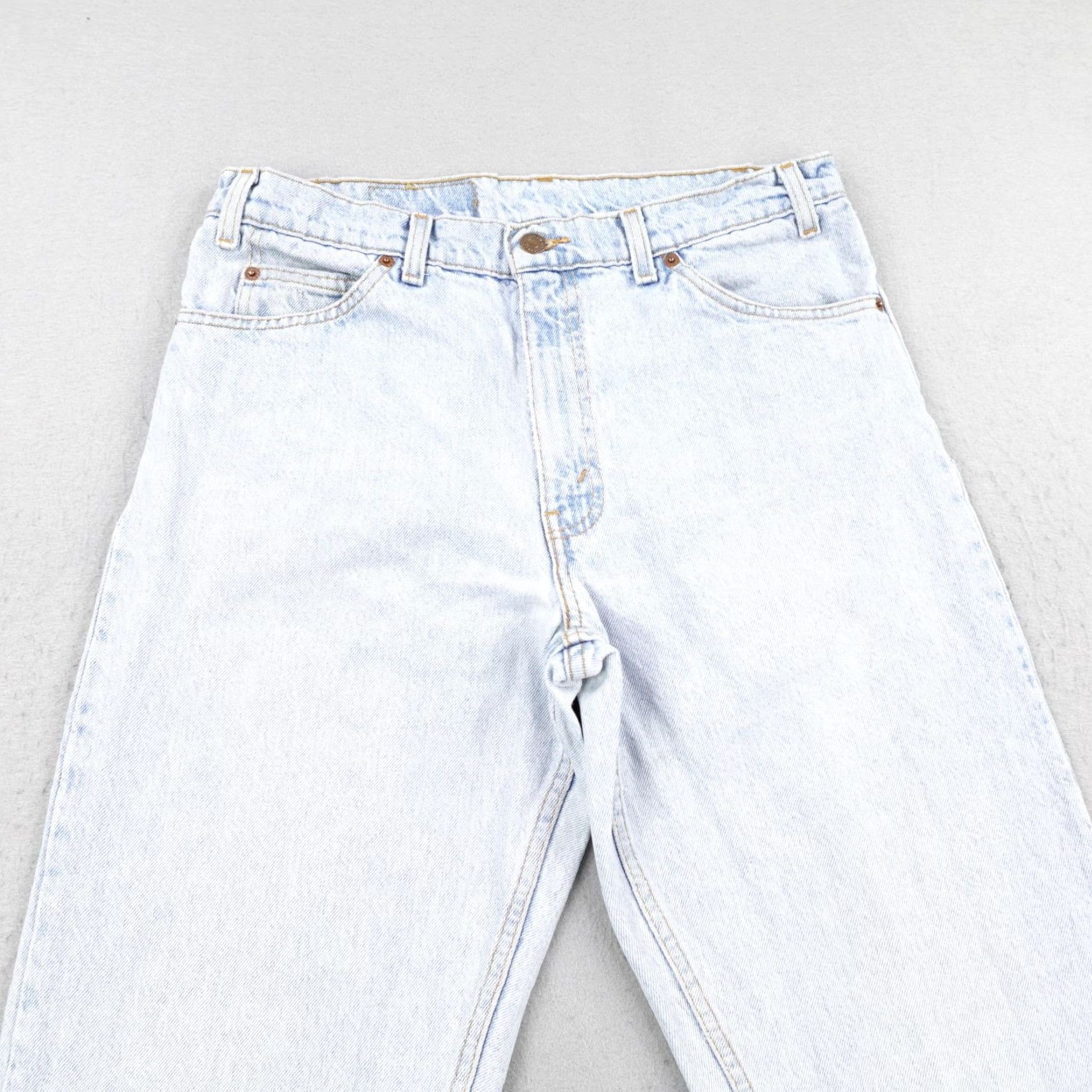 Levi's VINTAGE Levi's Jeans Mens 33x32 Blue Denim 550 Orange Tab Relaxed Fit Tapered 90s Size US 33 - 2 Thumbnail