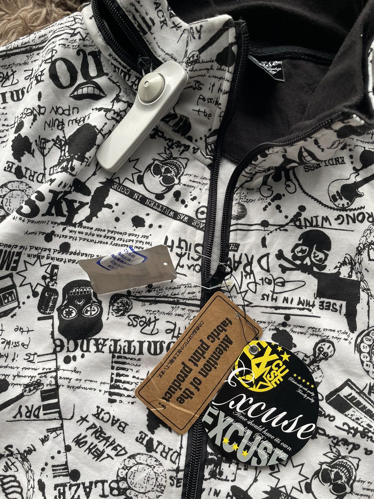 If Six Was Nine BNWT Excuse Hoodie ifsixwasnine punk style Size US M / EU 48-50 / 2 - 5 Thumbnail