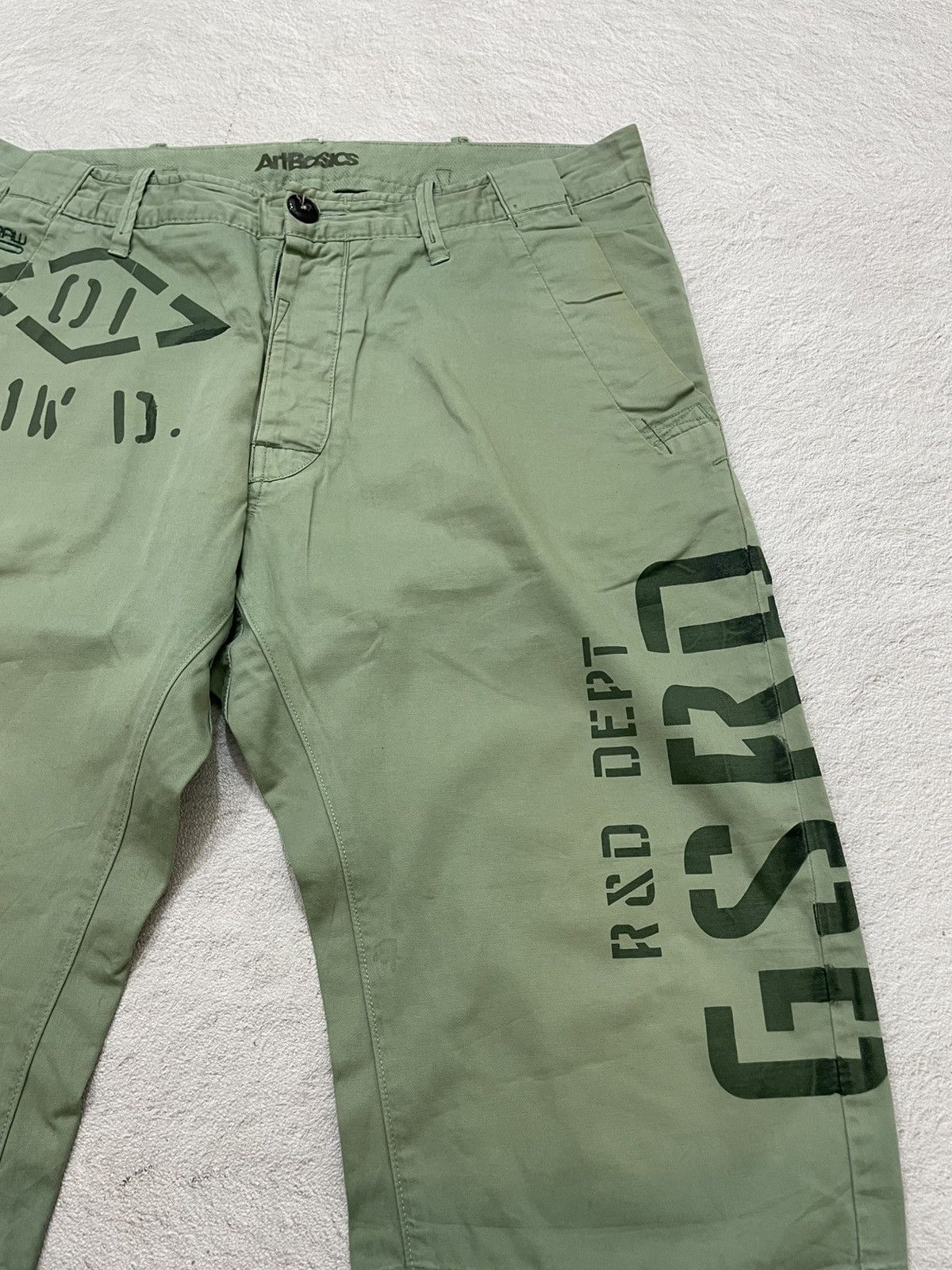 G-Star 2000s G-Star Shorts Pants Artbasic Japan Brand Y2K Size US 35 - 3 Thumbnail