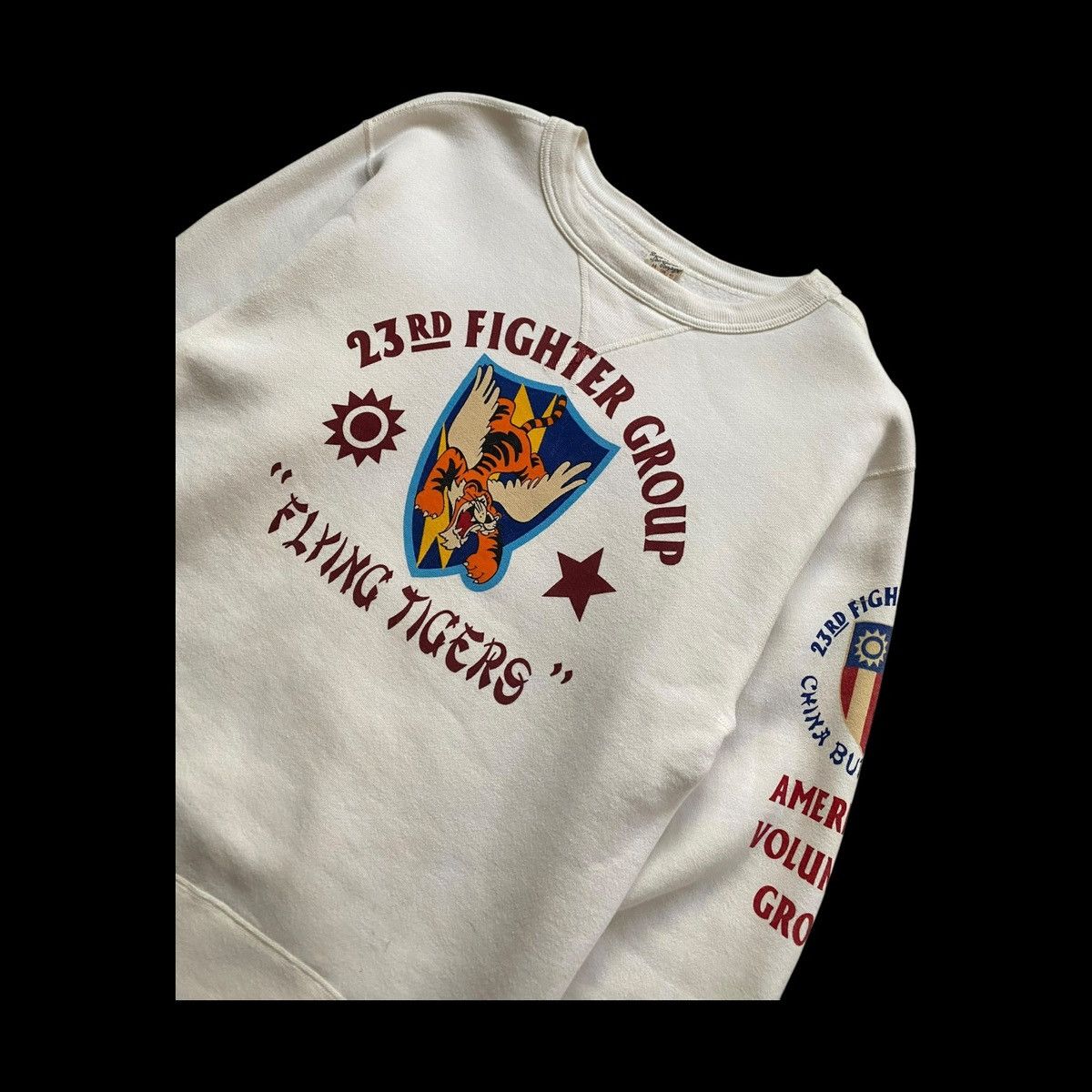 Buzz Rickson's × Japanese Brand × Toyo Enterprises Buzz Rickson's Sweatshirt Toyo Enterprise Flying Tigers USAF Size US M / EU 48-50 / 2 - 3 Thumbnail