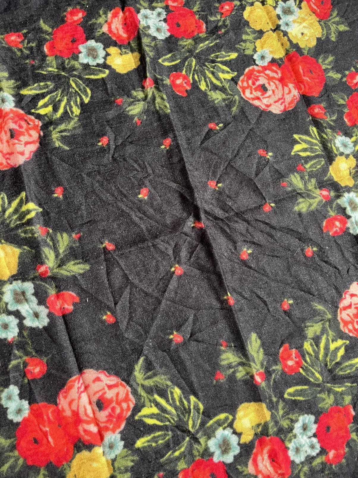 Other Toast Multicolor Floral Mohair Wool Cashmere Scarf Shawl Size ONE SIZE - 7 Thumbnail