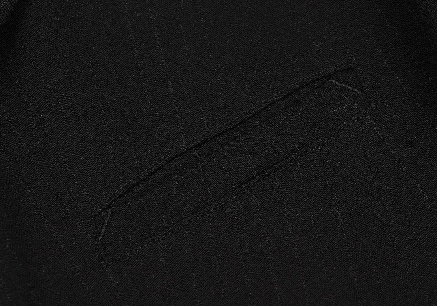 Jean Paul Gaultier Flap Pocket Design Shadow Stripe Jacket in Black Size 48 Size US M / EU 48-50 / 2 - 4 Thumbnail