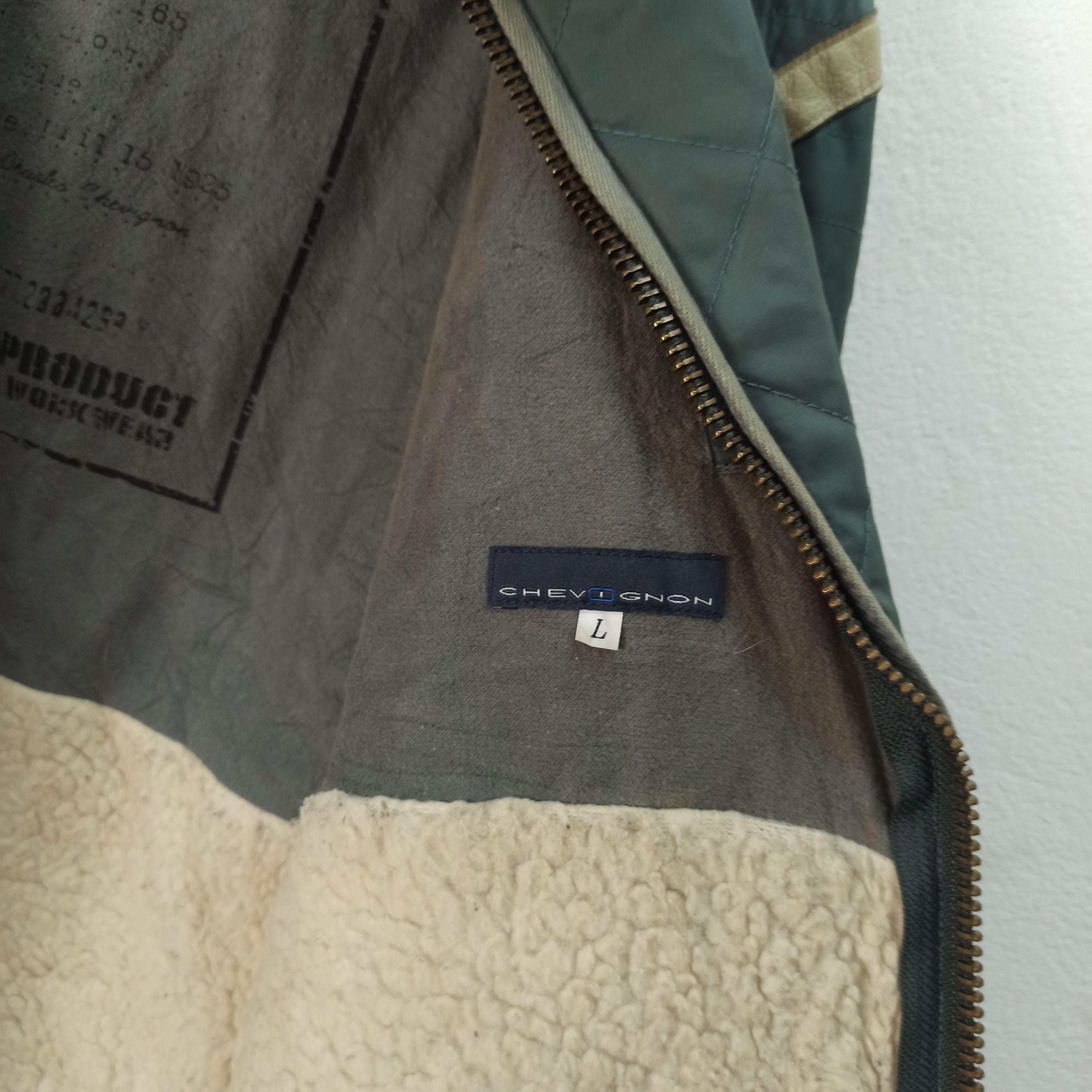 14th Addiction Vintage Chevignon Nylon Jacket Hoodie Fur Style LGB Size US L / EU 52-54 / 3 - 12 Thumbnail
