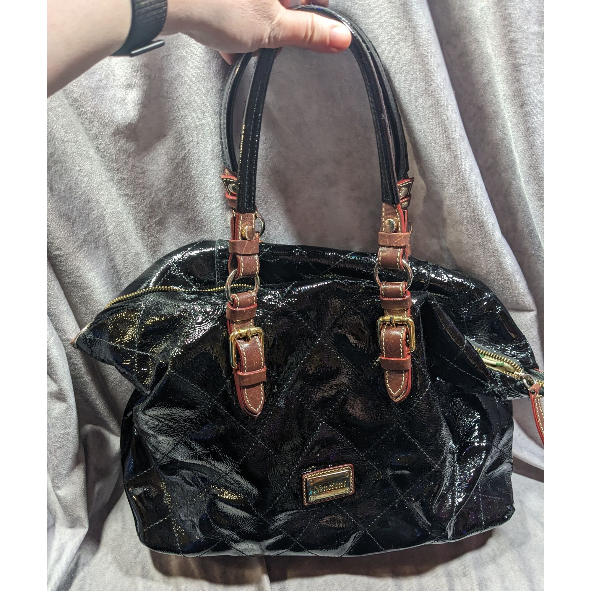 Other Nencioni Firenze Black Leather Italian Slouchy Bag Size ONE SIZE - 17 Thumbnail