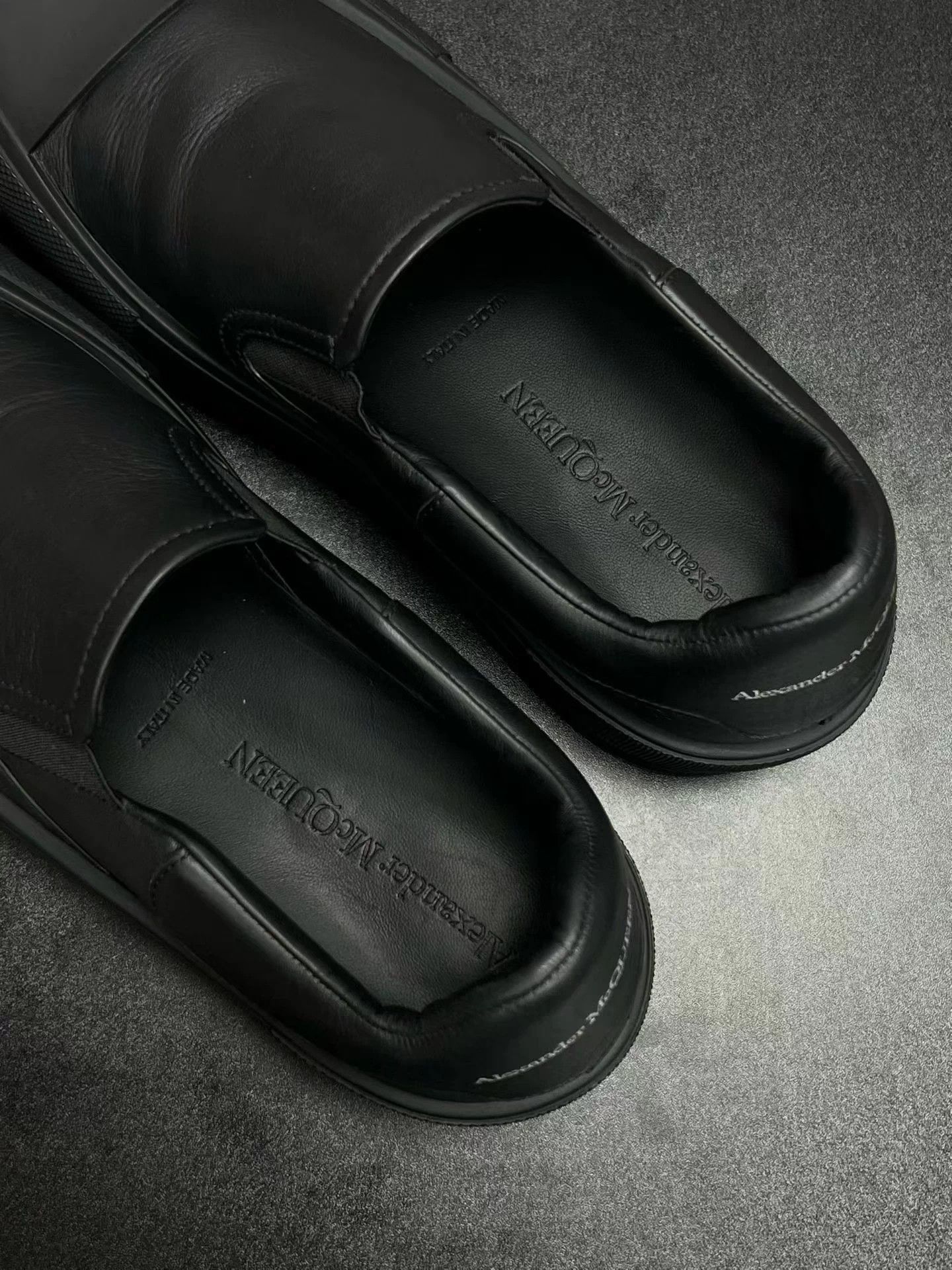 Alexander McQueen MCQ Deck Leather Low-Top Sneaker Black 41 (Like New) Size US 8 / EU 41 - 4 Thumbnail