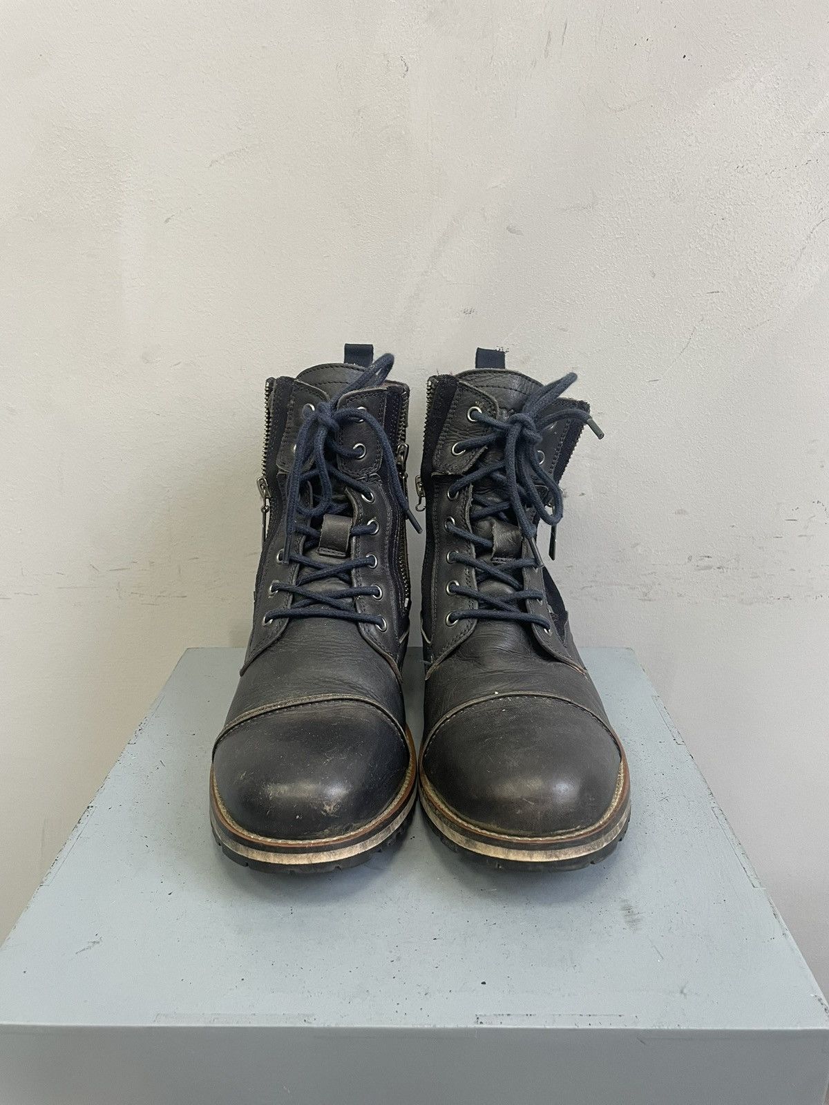 Undercover Combat boots zipper guidi style lace up avant garde vintage Size US 8 / EU 41 - 5 Thumbnail