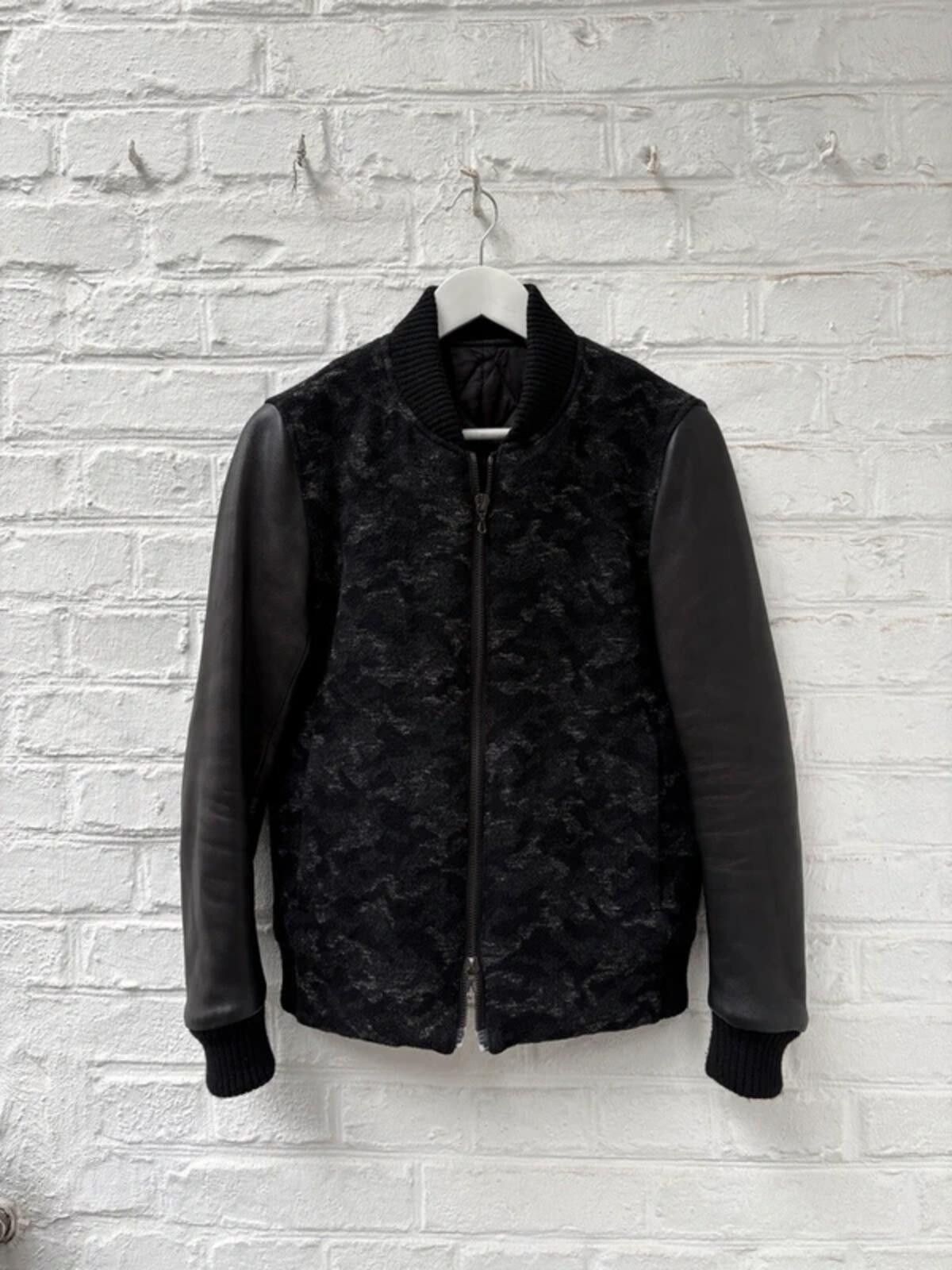 Attachment Kazuyuki Kumagai Attachment Leather Camo Wool Varsity Jacket Size US S / EU 44-46 / 1 - 3 Thumbnail