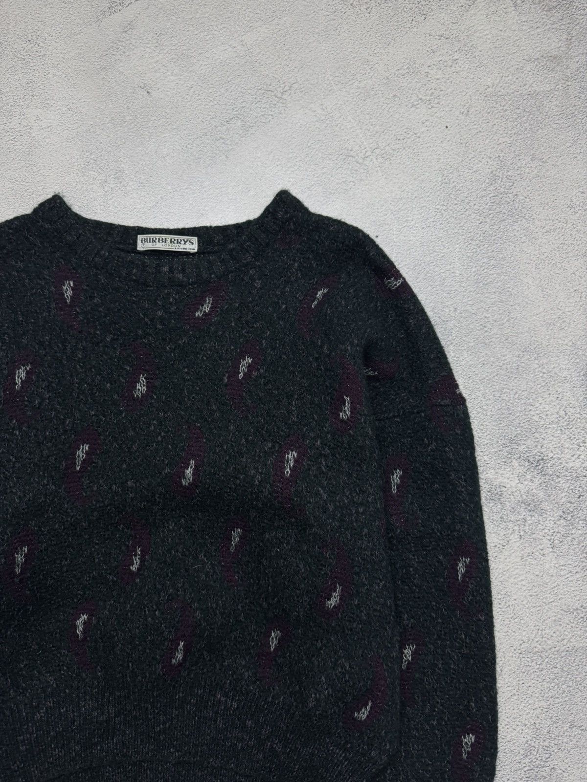 Burberry Vintage Luxury Burberrys Monogram Sweater Size S / US 4 / IT 40 - 5 Thumbnail