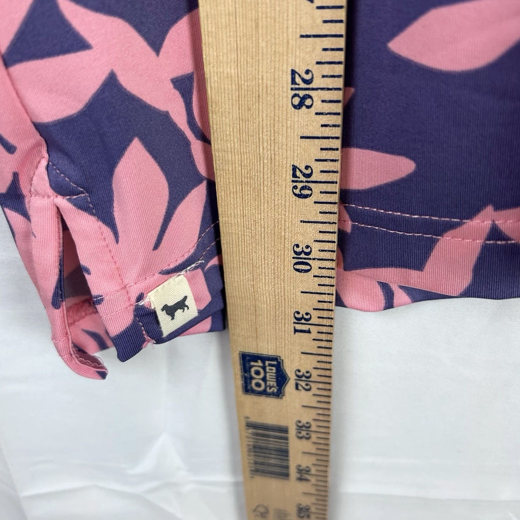 Vintage Simply Southern Polo Shirt Mens XL Purple Pink Floral Print Performance Stretch Shirt Mens XL Purple Pink Floral Print Size US XL / EU 56 / 4 - 6 Thumbnail