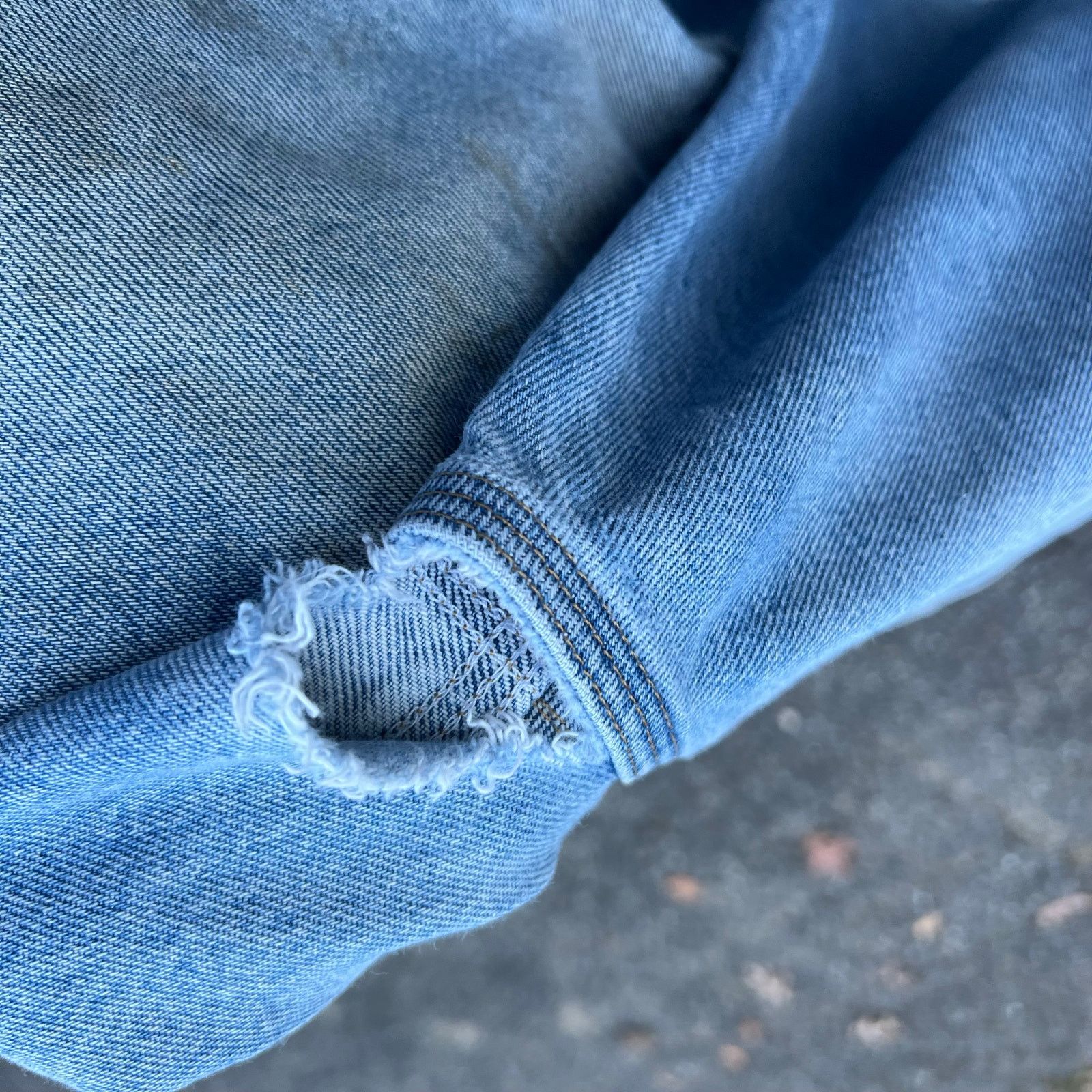 Carhartt × Vintage Vintage carhartt blue jeans denim double knee work pants Size US 36 / EU 52 - 8 Thumbnail
