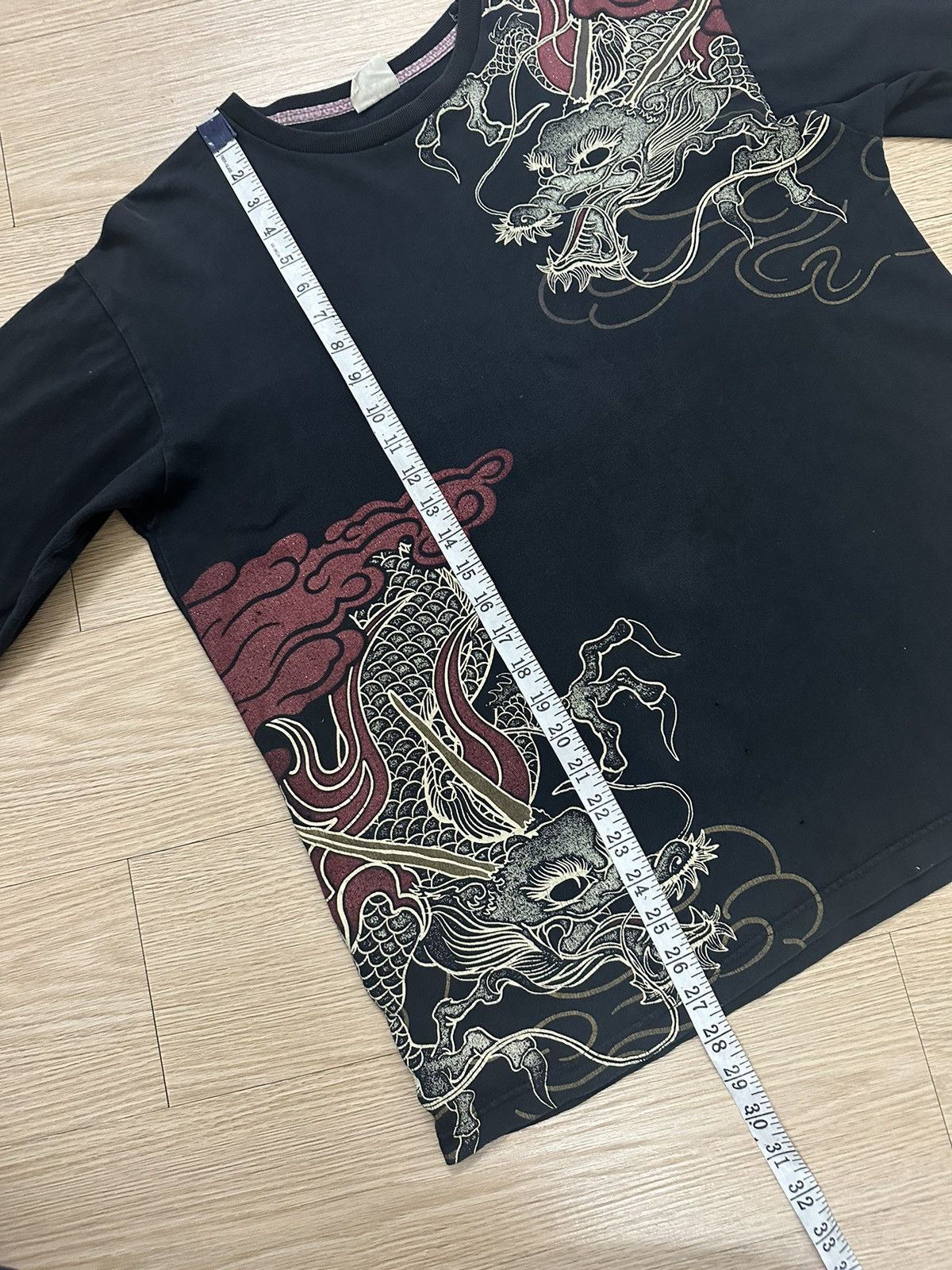 Rare Beautiful Strange Heaven Dragon Sukajan Design L/S Tee