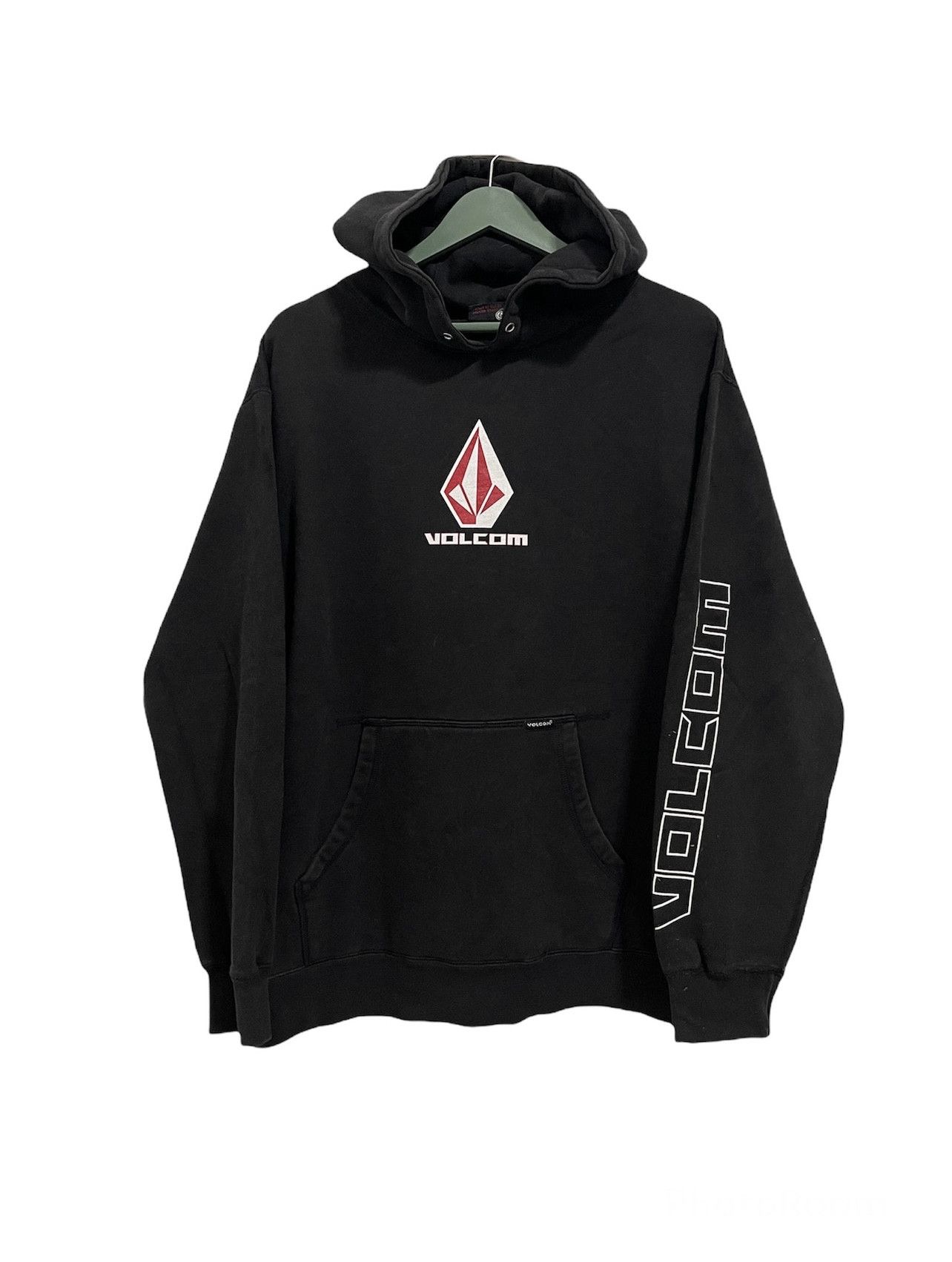 Vintage × Volcom Vintage Volcom Center Spellout Skateboard Hoodie Size US M / EU 48-50 / 2 - 1 Thumbnail